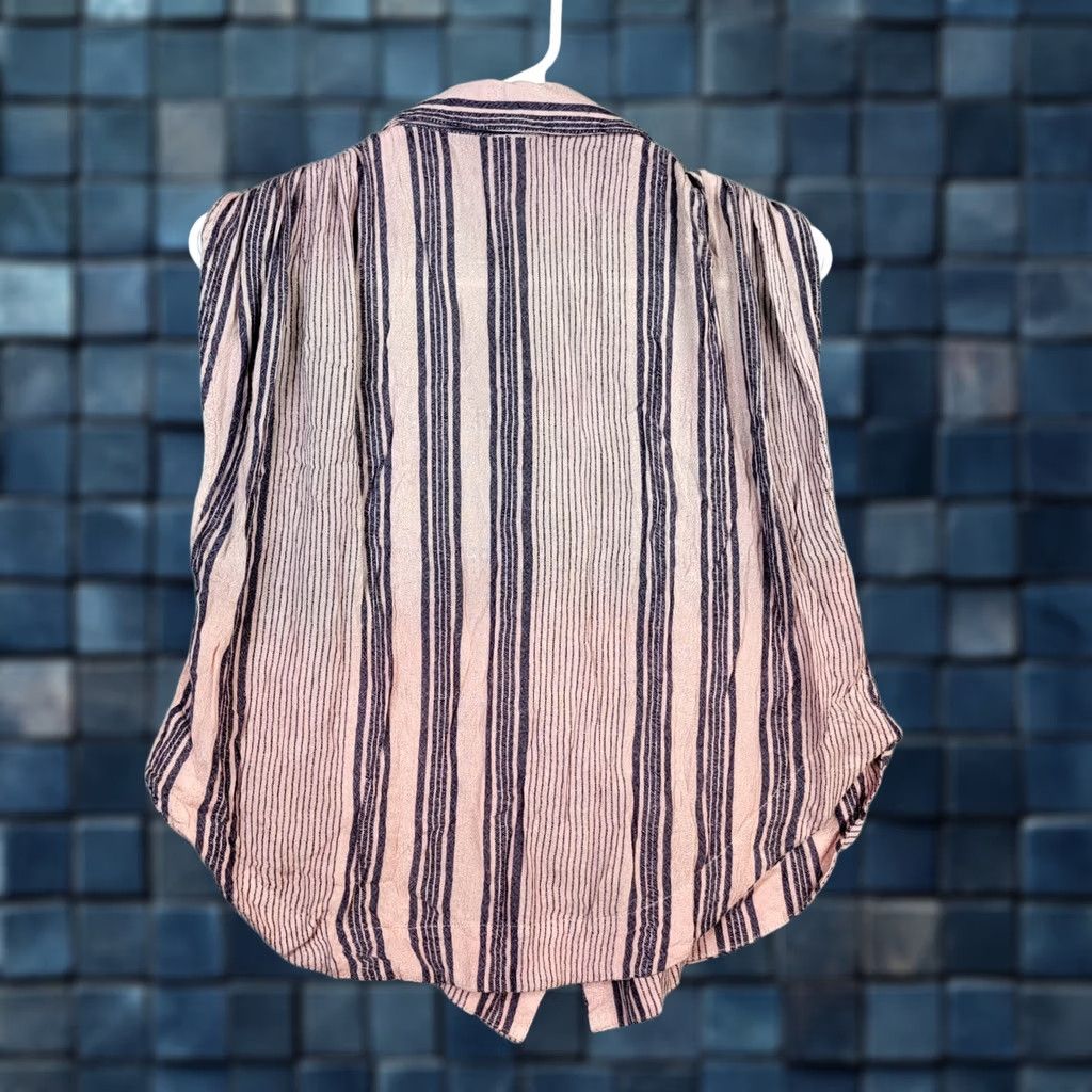 Free People Free People Button-Up Sleeveless Shirt Multicolor Stripe S Regular Womens Girls? Size S / US 4 / IT 40 - 1 Thumbnail