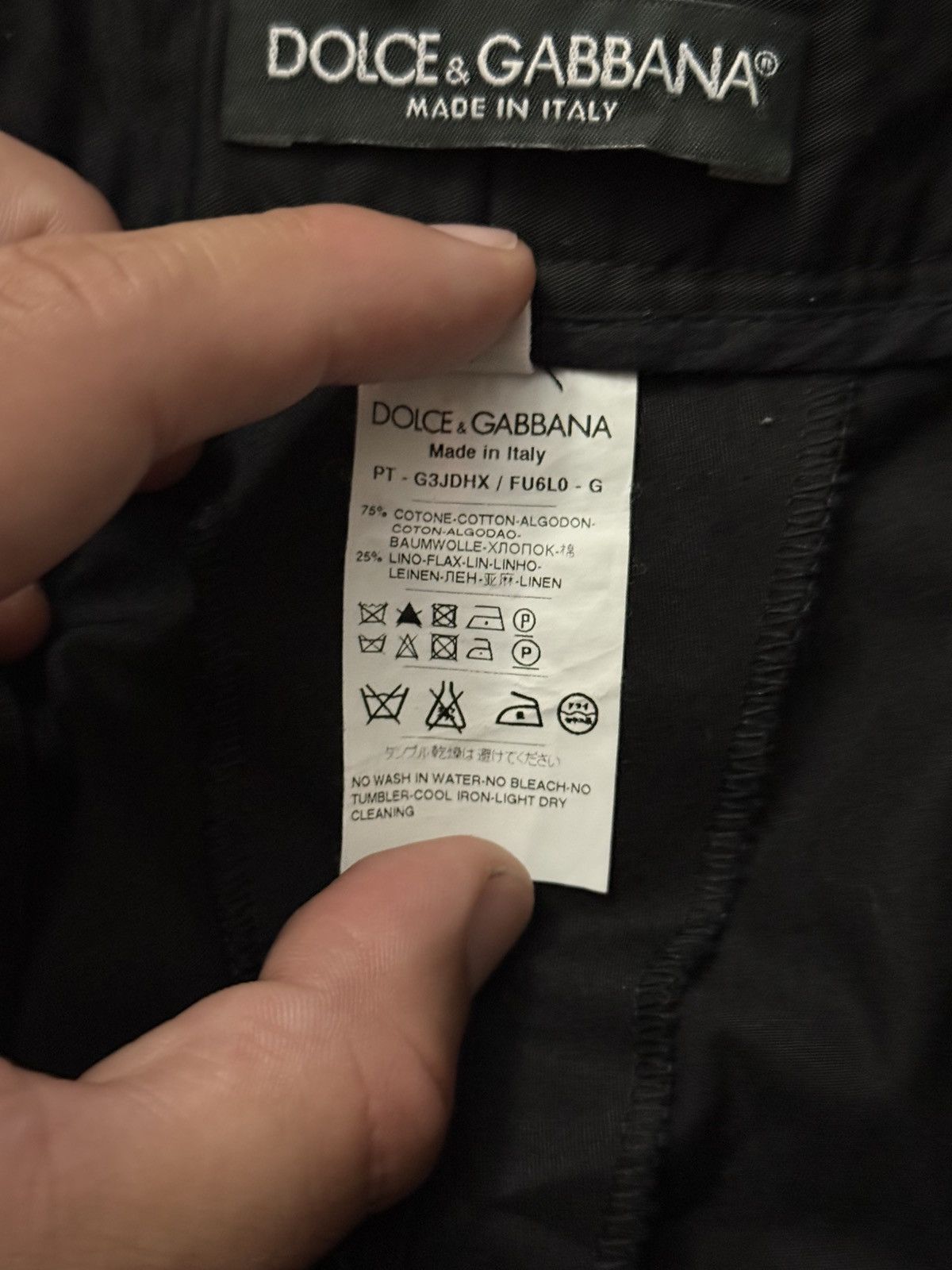 Dolce & Gabbana Dolce & Gabbana Trouser Pants 38x30.5 Size 52 Made Italy Size US 38 / EU 54 - 11 Thumbnail