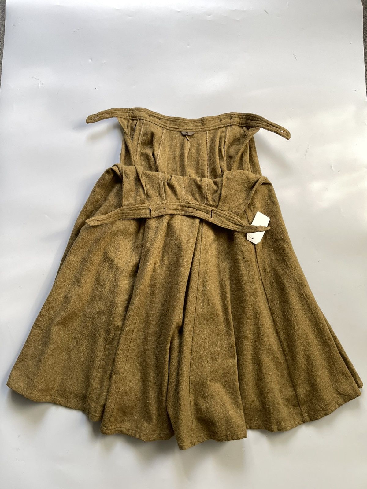 Yohji Yamamoto 80s Yohji Yamamoto Button-Tab Paneled Midi Skirt Size 26" / US 2 / IT 38 - 3 Thumbnail