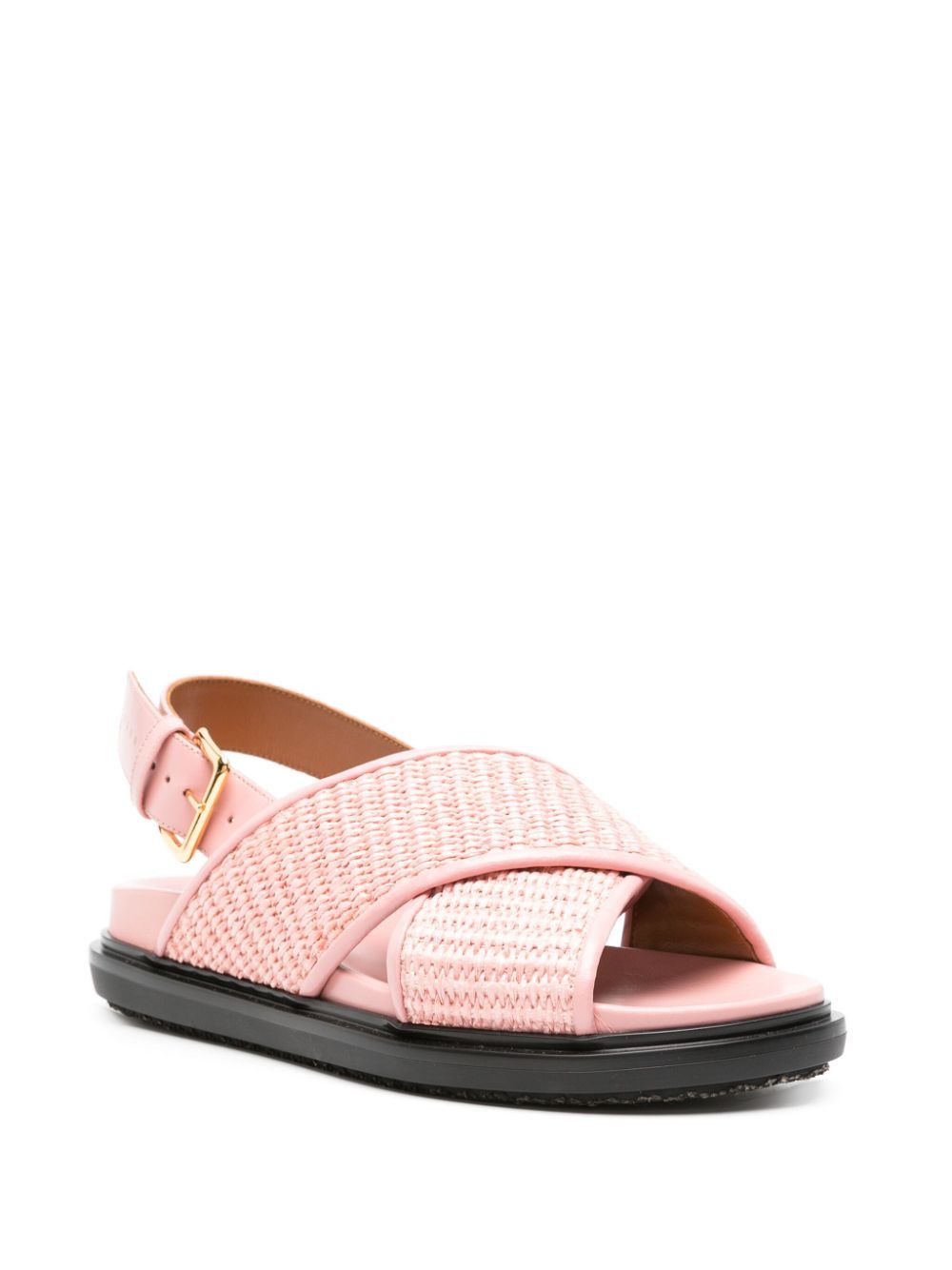 Marni o1w1db10125 Fussbett Slingback Sandals in Pink Size US 7 / IT 37 - 3 Thumbnail