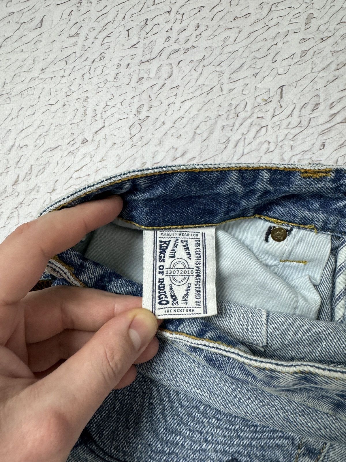 Kings Of Indigo Kings of Indigo KOI Light vintage destroyed high rise jeans Size US 34 / EU 50 - 12 Thumbnail