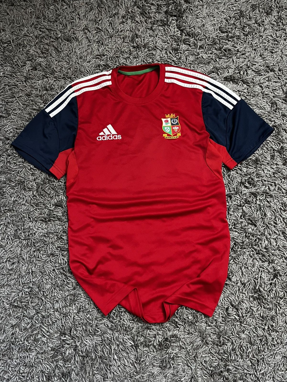 Adidas Adidas 2013 British & Irish Lions Australia Tour Rugby Tee Size US M / EU 48-50 / 2 - 2 Thumbnail