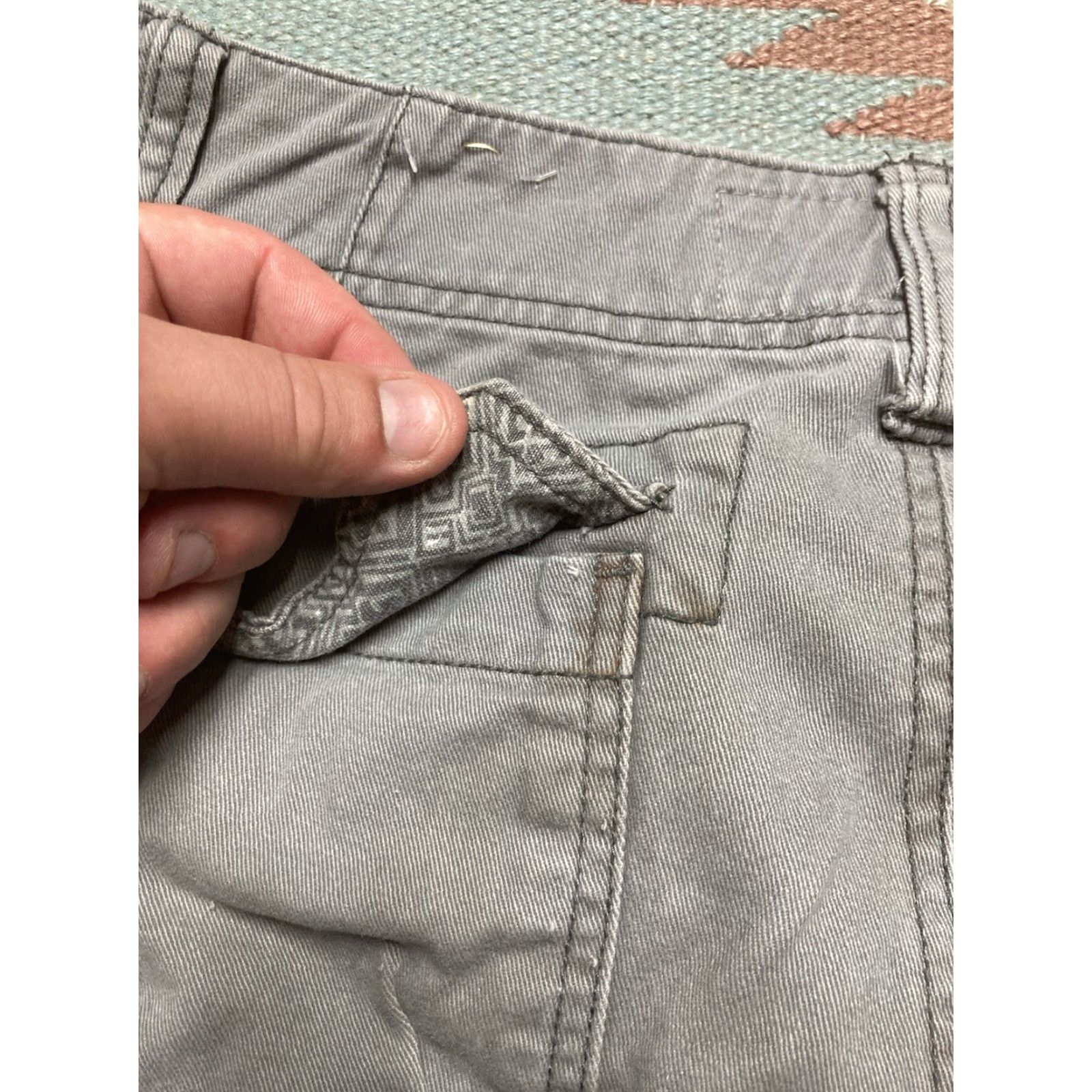 Vintage VINTAGE Iron Co Cargo Shorts Men Outdoor Cotton Gray 32 Cargo Shorts Pockets Size US 32 / EU 48 - 7 Thumbnail