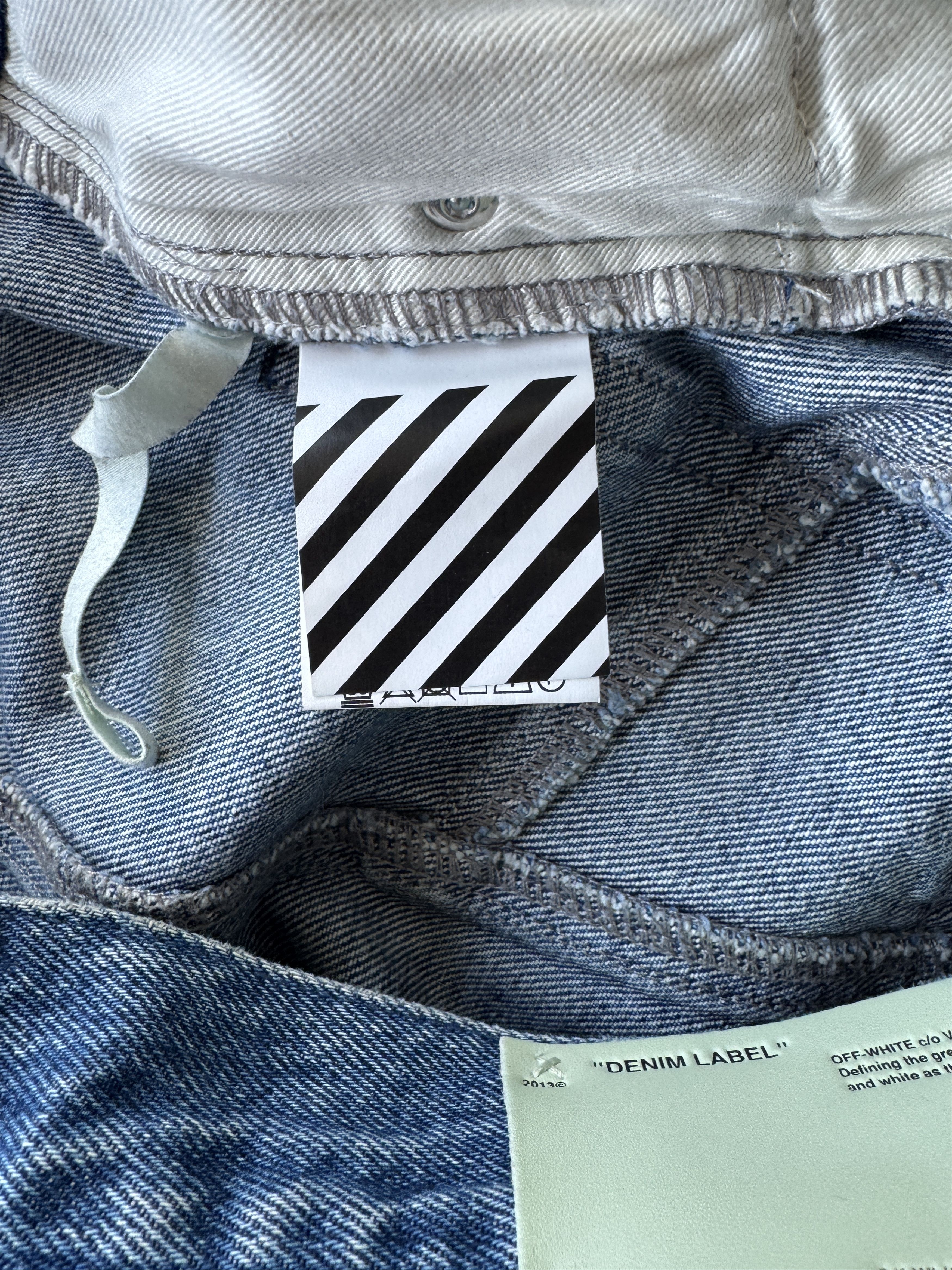 Off-White Paint-Splattered Degrade Denim Jeans Size US 34 / EU 50 - 21 Thumbnail