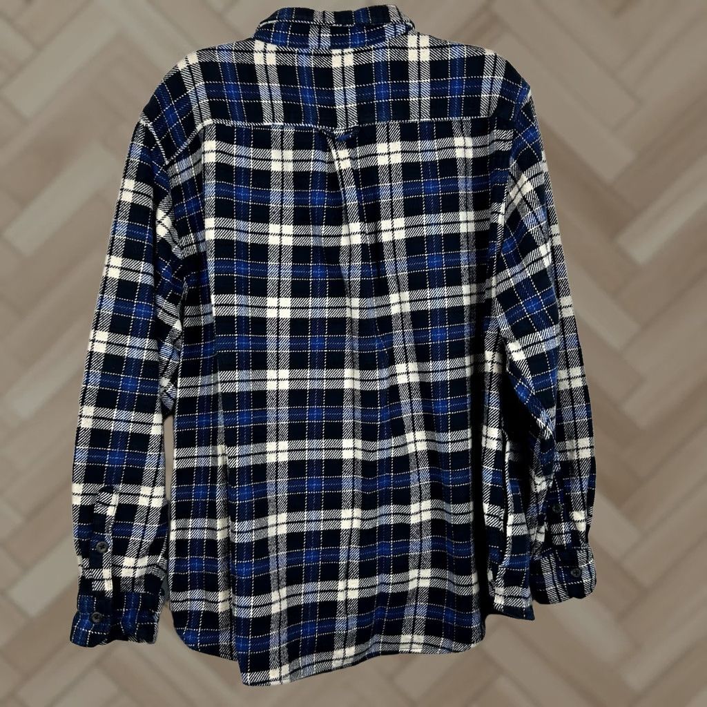 Orvis Orvis Flannel Shirt Mens 2XL Blue Plaid Button Shacket Workwear Outdoor Size US XXL / EU 58 / 5 - 1 Thumbnail