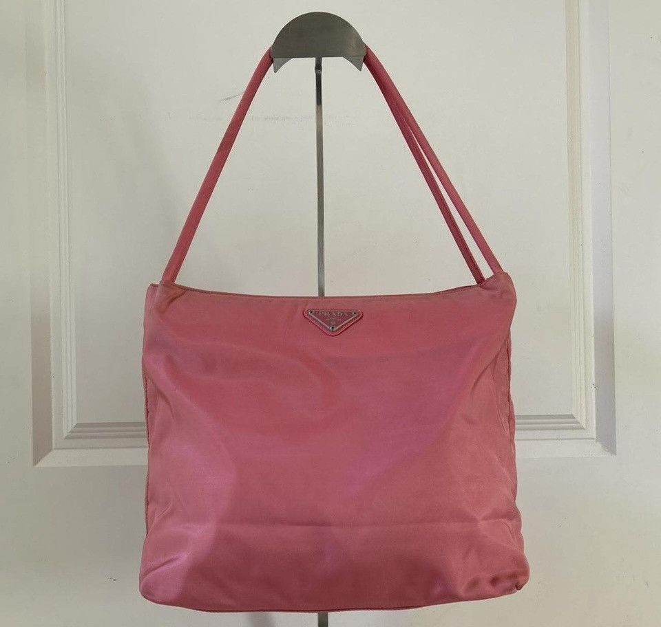 image of Vintage Prada Pink Tote Bag, Women's