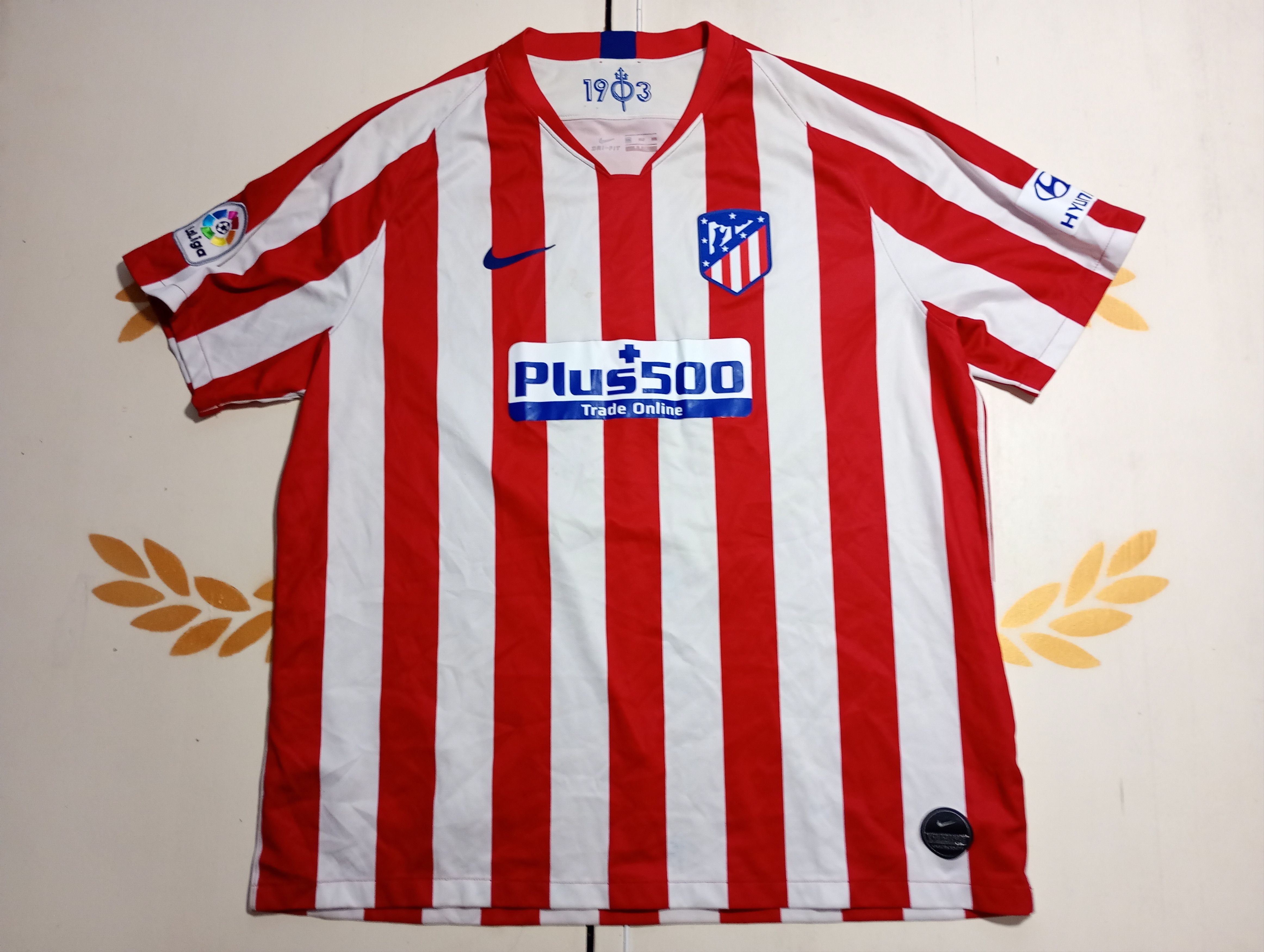 Nike Nike Atletico Madrid Home jersey 2019-2020 Size US XXL / EU 58 / 5 - 1 Thumbnail