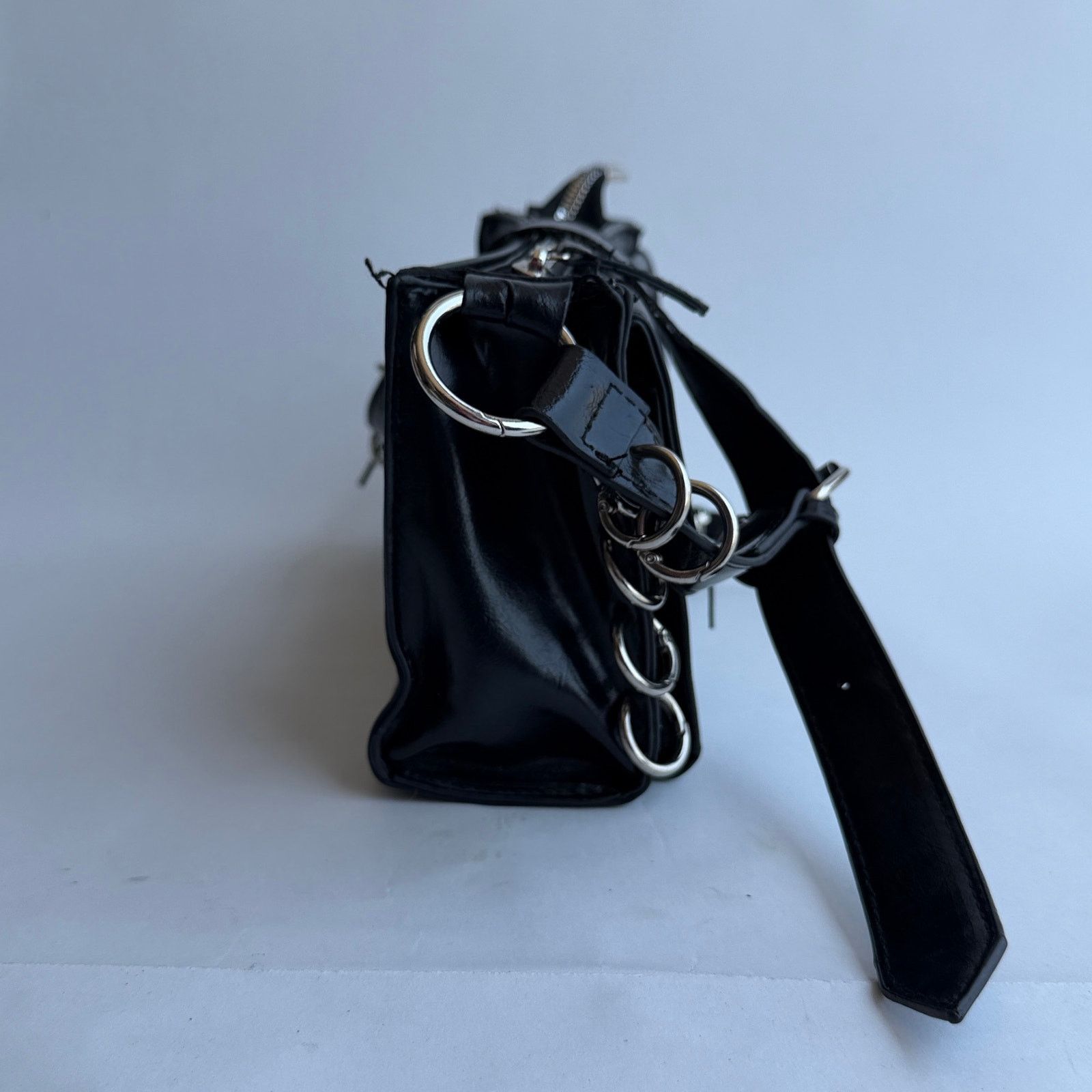 Other Y2K Punk O-Ring Utility Shoulder Bag Goth Cyber Grunge Purse Size ONE SIZE - 4 Thumbnail