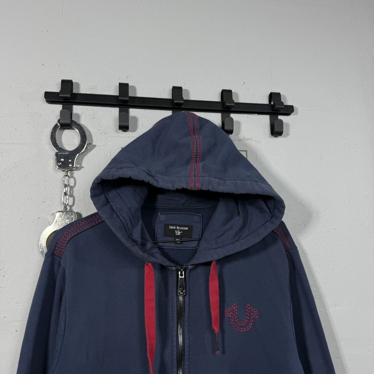 True Religion Vintage True Religion Avant Garde Zip Hoodie Y2K Size US M / EU 48-50 / 2 - 2 Thumbnail