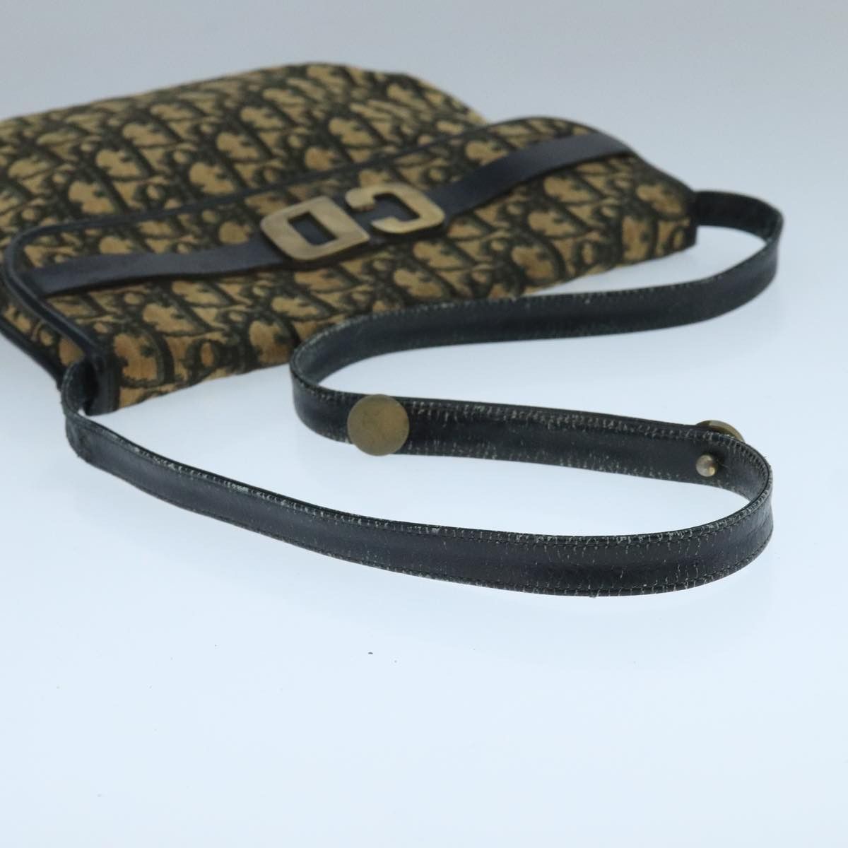Dior DIOR Trotter Canvas Shoulder Bag Navy Size ONE SIZE - 7 Thumbnail