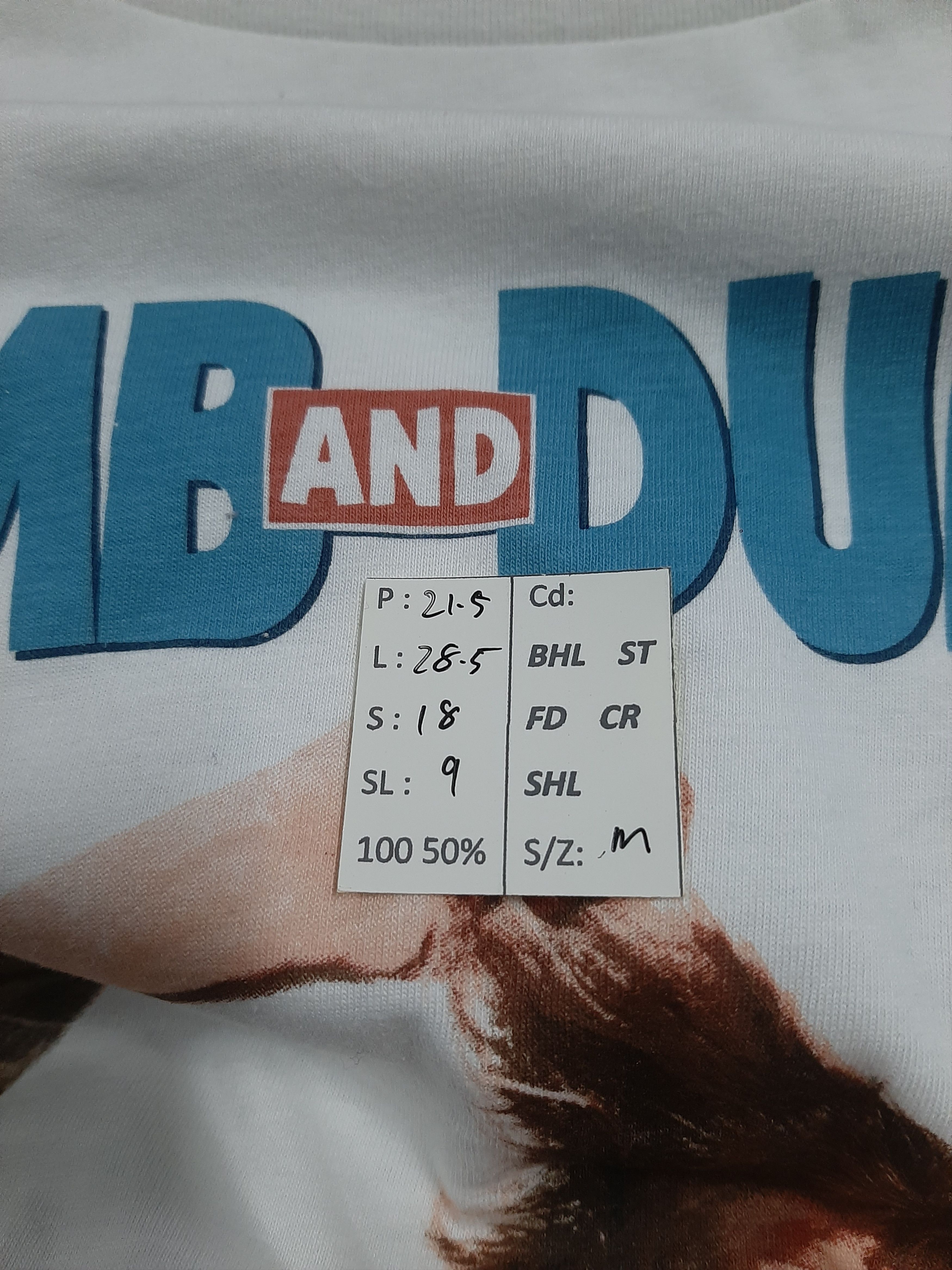 Other VINTAGE DUMB & DUMBER MOVIE TEE OVERSIZE FIT 3 STOOGES Size US M / EU 48-50 / 2 - 16 Thumbnail