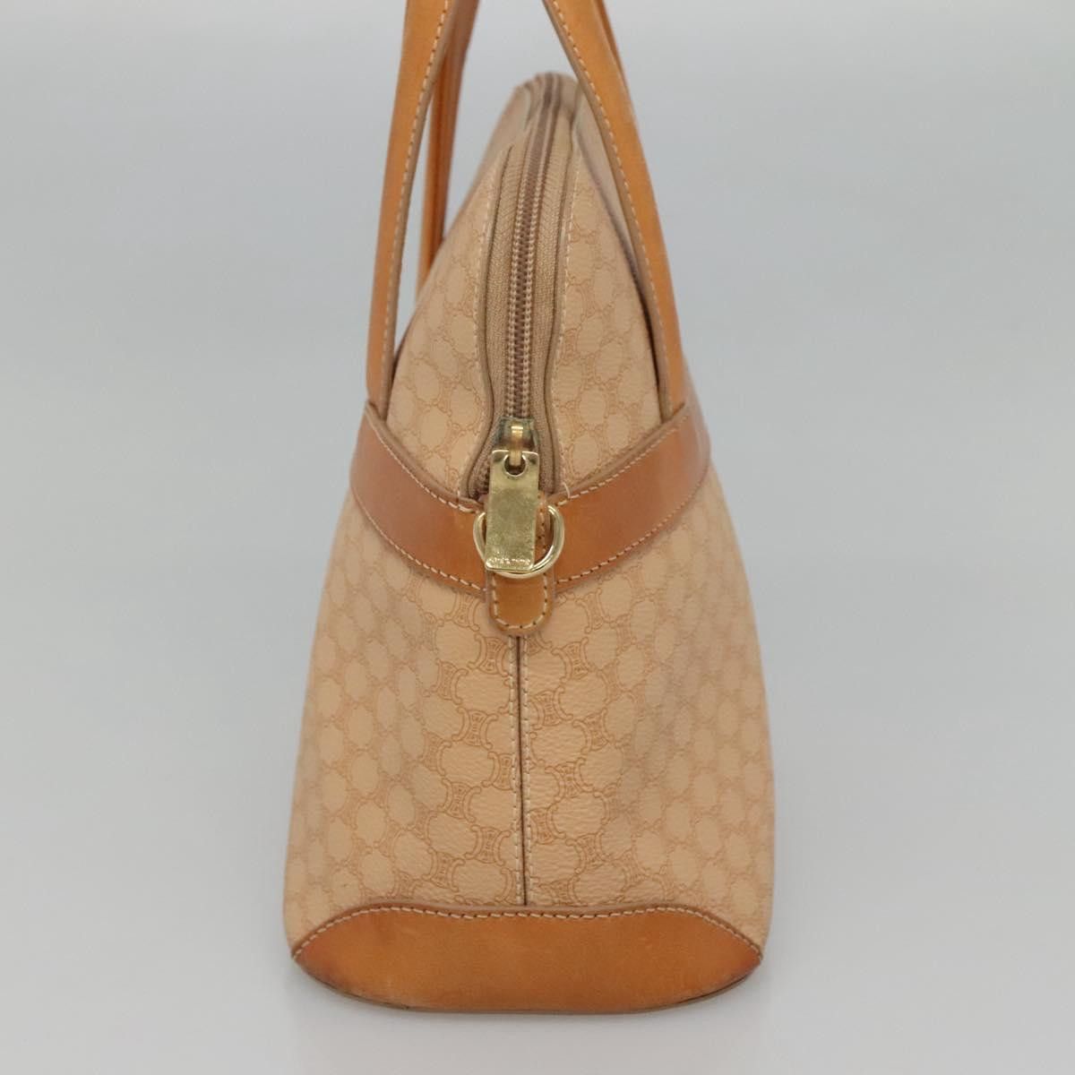 Celine CELINE Macadam Canvas Hand Bag Pvc 2ay Beige Gold Size ONE SIZE - 4 Thumbnail