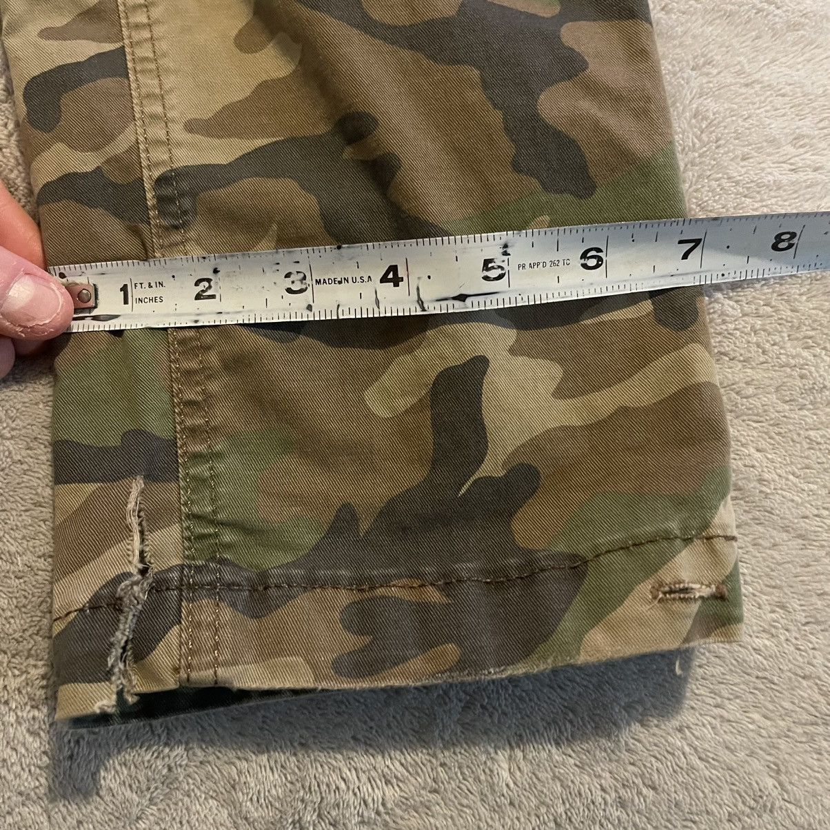 American Eagle Outfitters American Eagle Slim Lived-In Cargo Pants Mens 29x30 Camo Size US 29 - 9 Thumbnail