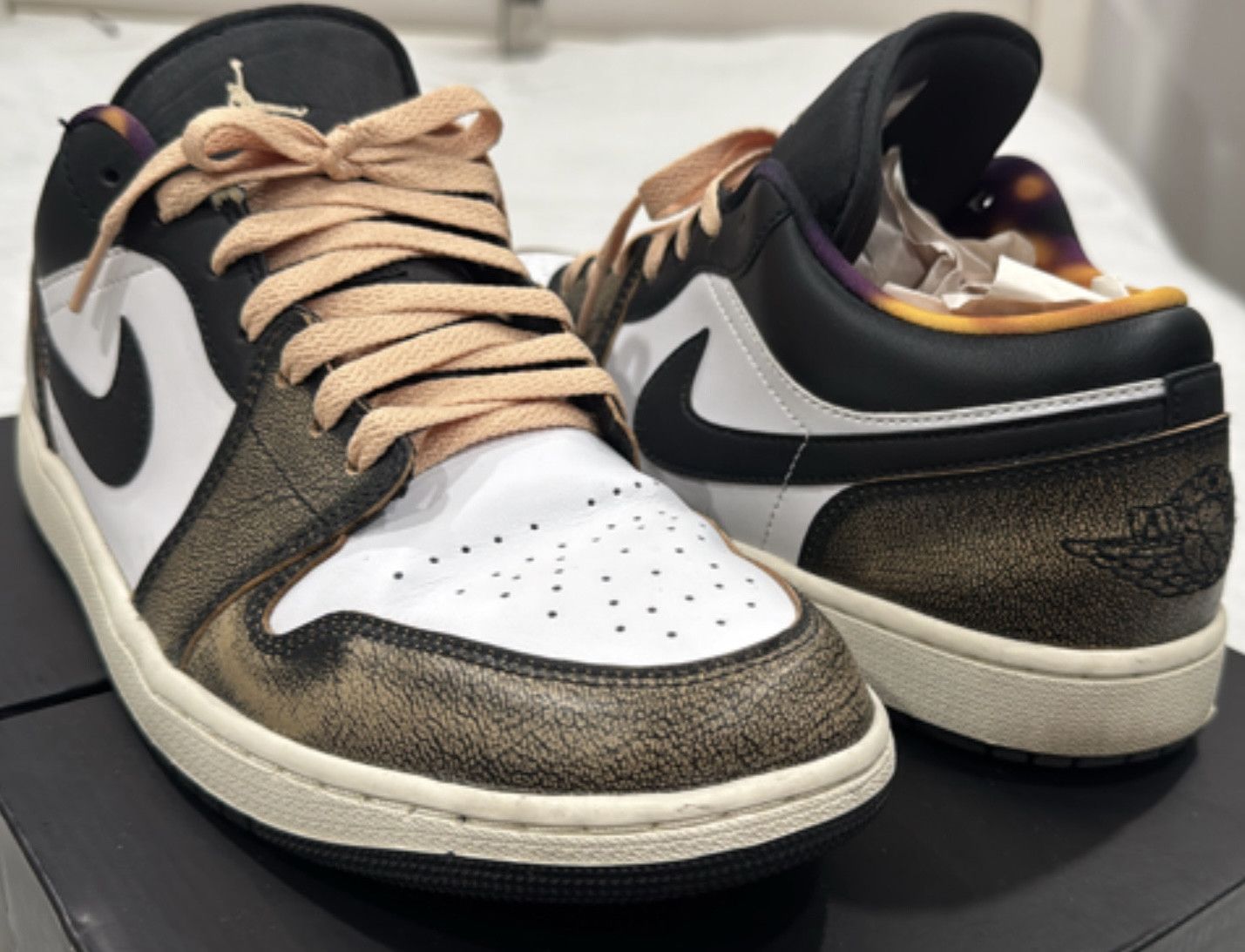 Jordan Brand Air Jordan 1 Low SE Wear Away Tan 2022 Size US 11 / EU 44 - 9 Thumbnail