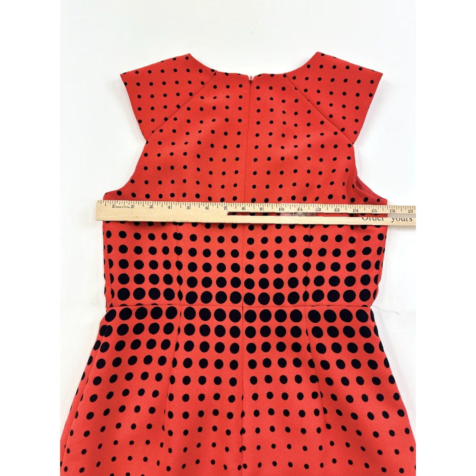 J.Crew J.Crew Dress Women’s 4 Black Sleeveless Sheath Pencil Polka Dot Knee Length Party/Cocktail Business Womens Size S / US 4 / IT 40 - 7 Thumbnail