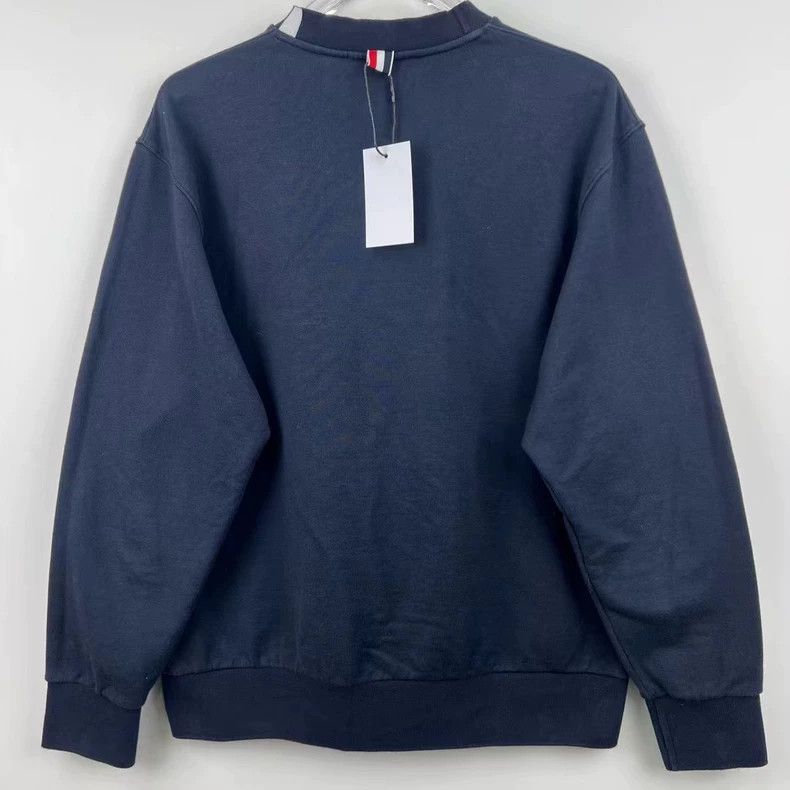 Thom Browne Thom browne Casual long-sleeved sweatshirt with four stripe Size US L / EU 52-54 / 3 - 2 Thumbnail