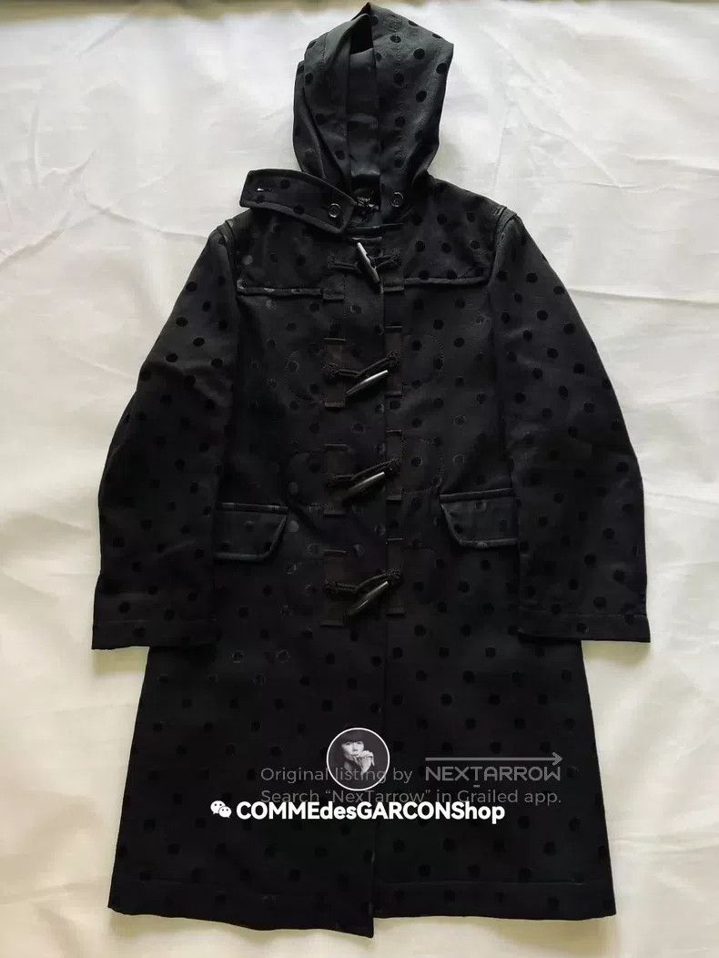 Comme des Garcons Comme Des Garcons Polka Dot Belted Trench Coat