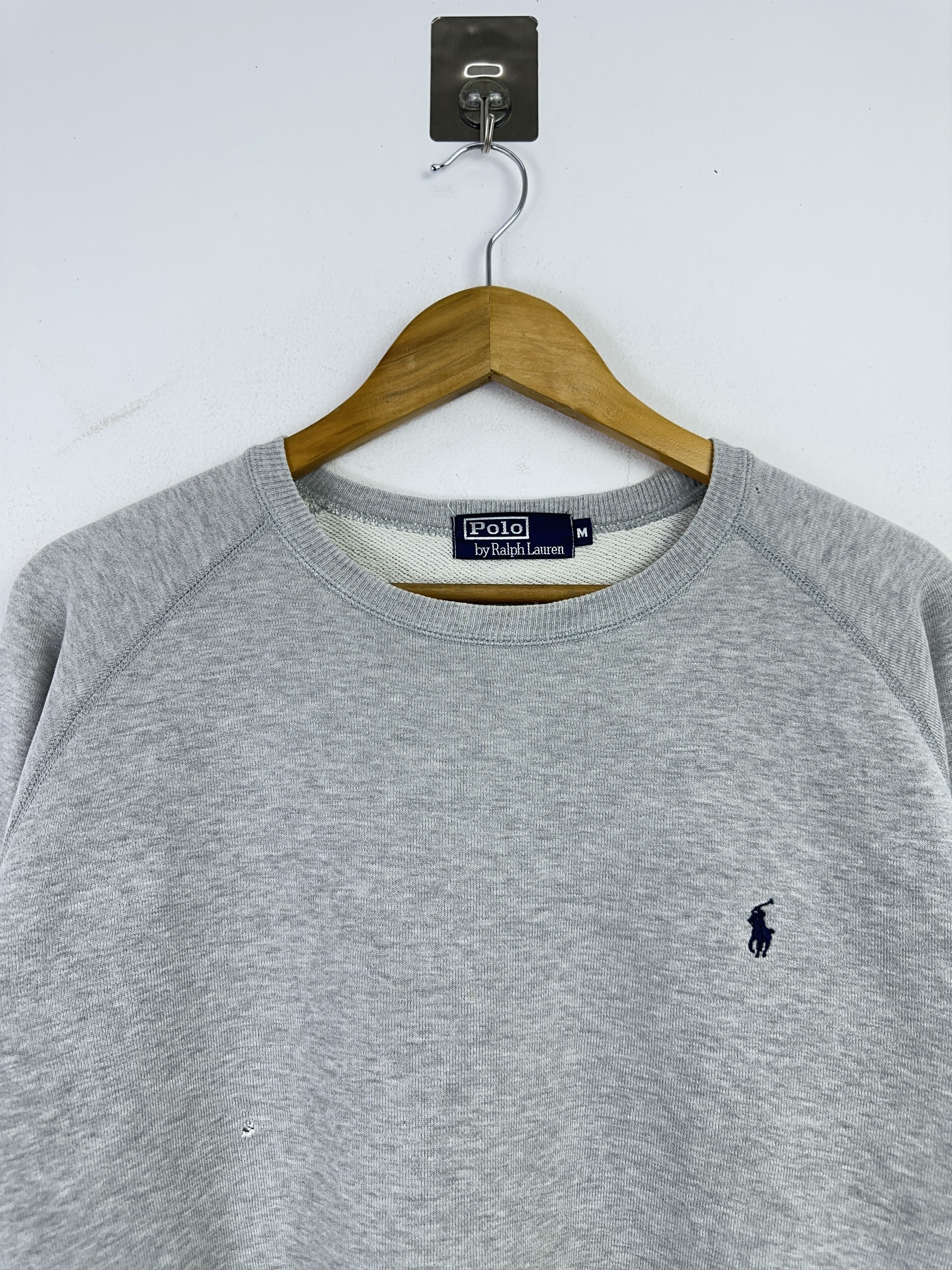 Polo Ralph Lauren Polo Ralph Lauren Grey Heather Crewneck Sweatshirt BP0015 Size US M / EU 48-50 / 2 - 2 Thumbnail
