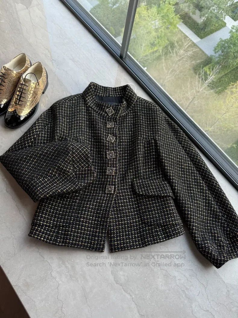Chanel Chanel Black and gold lantern sleeve jacket Size XS / US 0-2 / IT 36-38 - 1 Thumbnail