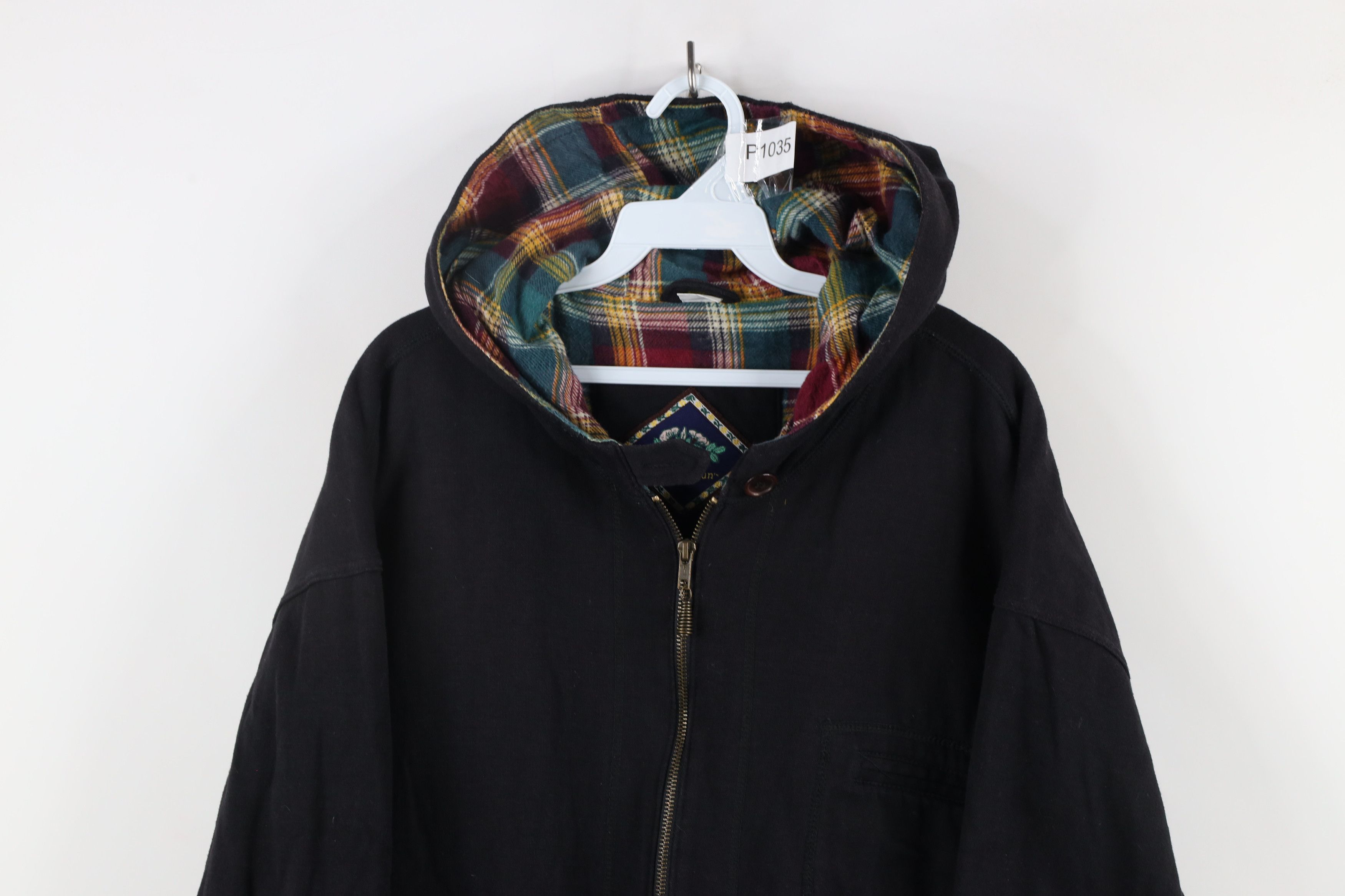 Vintage Vintage 90s Streetwear Lined Hooded Sweatshirt Parka Jacket Size L / US 10 / IT 46 - 2 Thumbnail