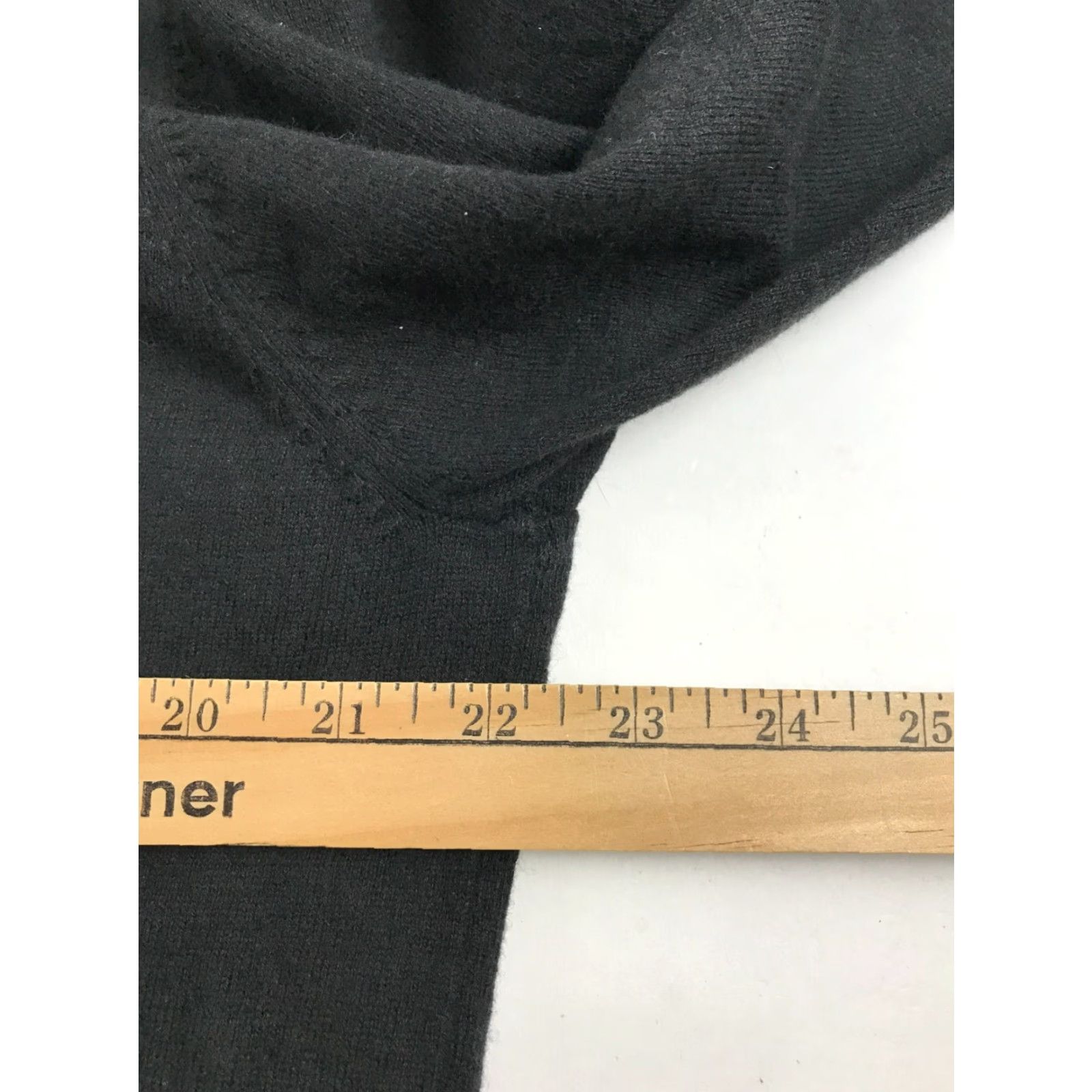 George George Sweater Mens Size XL Black Pullover V-Neck Wool Blend Long Sleeve Size US XL / EU 56 / 4 - 3 Thumbnail