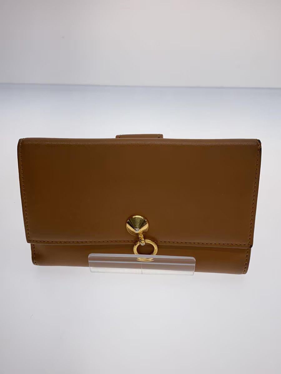 Fendi Fendi Visorway Leather Bi-Fold Wallet Camel Size ONE SIZE - 1 Thumbnail