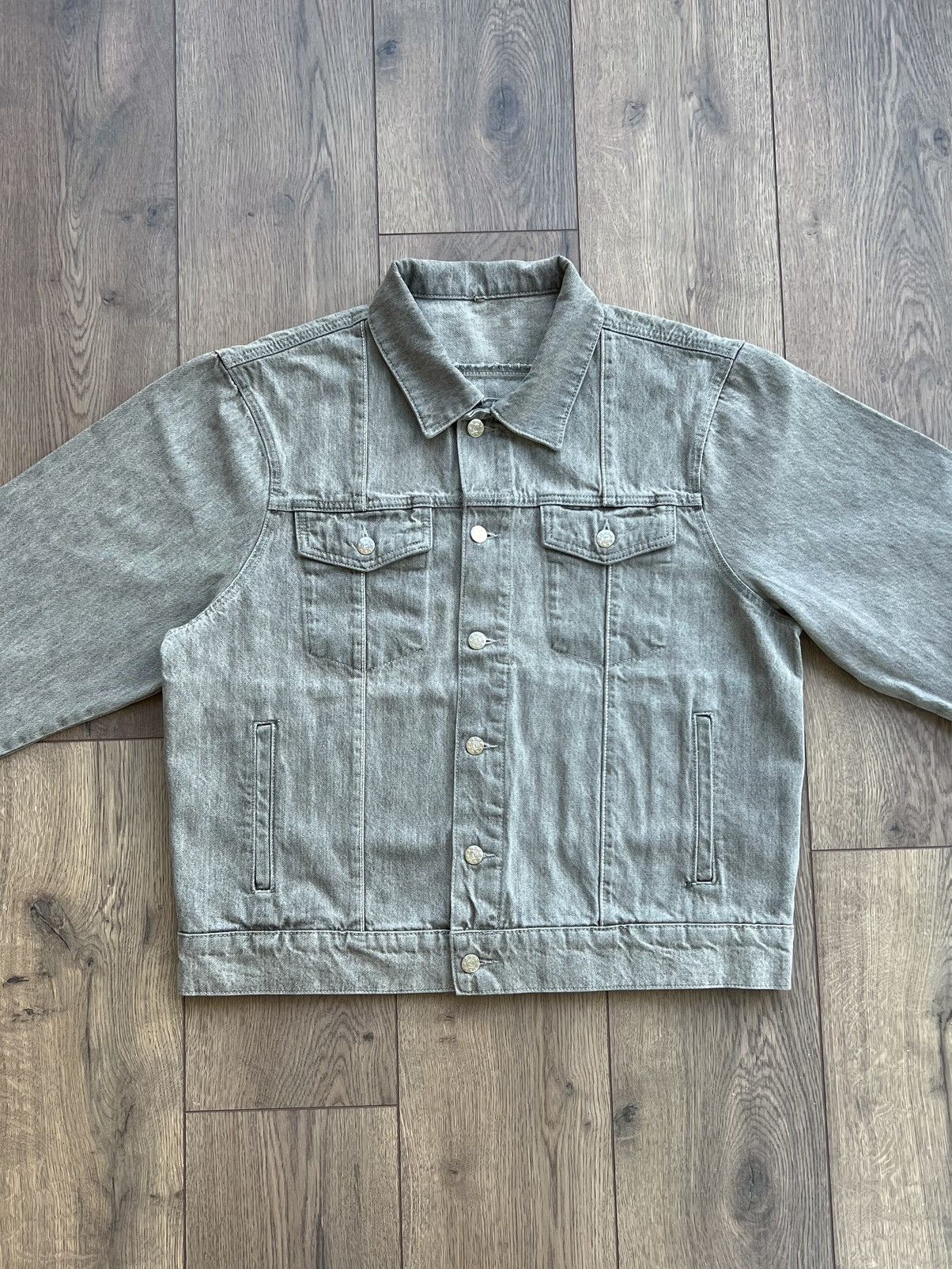 Corteiz Sample Corteiz C-Star Gray Denim Jacket Medium Size US M / EU 48-50 / 2 - 4 Thumbnail