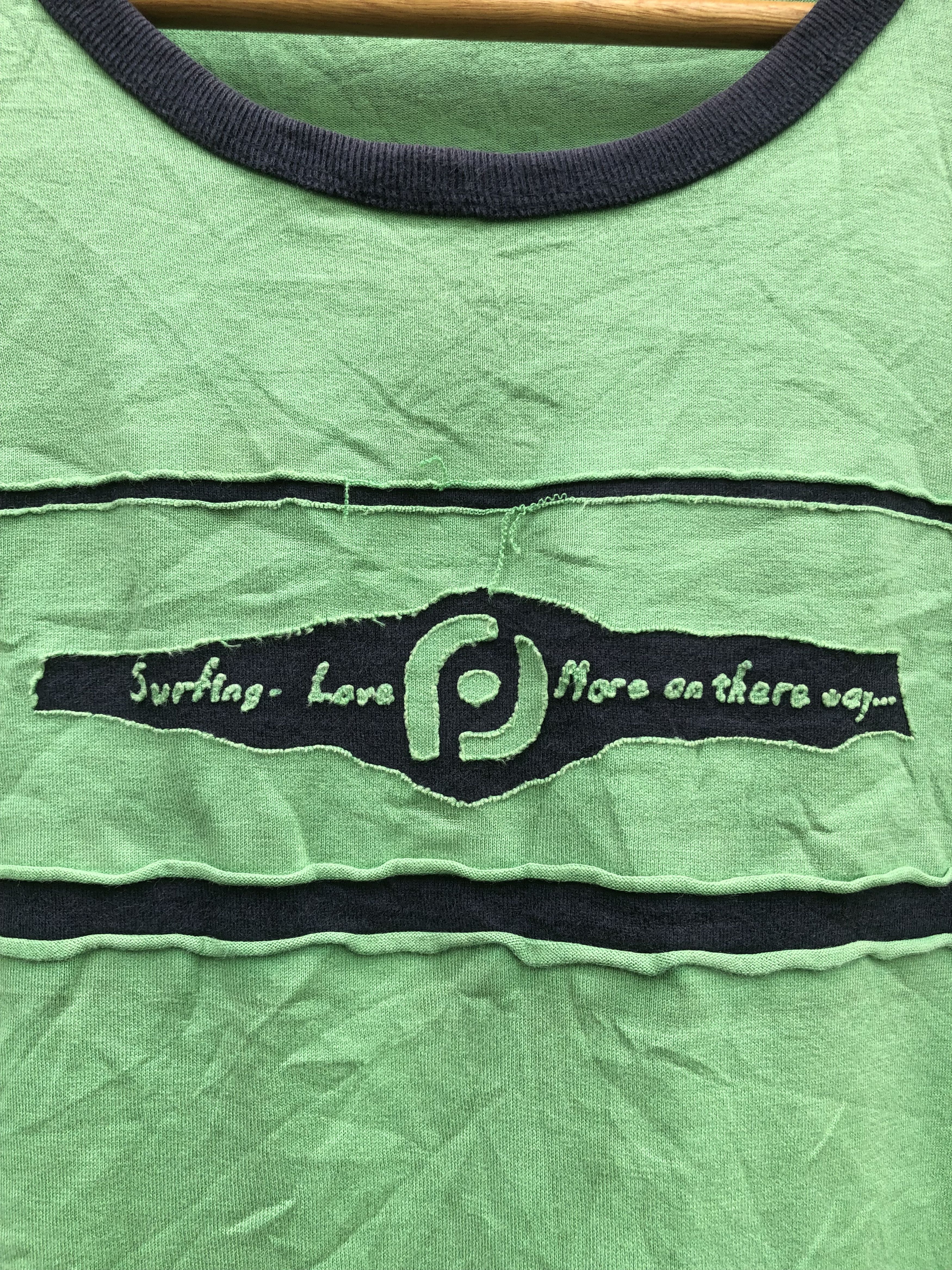 Vintage Vintage Sunfaded PJs Surf Ringer Tee Size US L / EU 52-54 / 3 - 2 Thumbnail