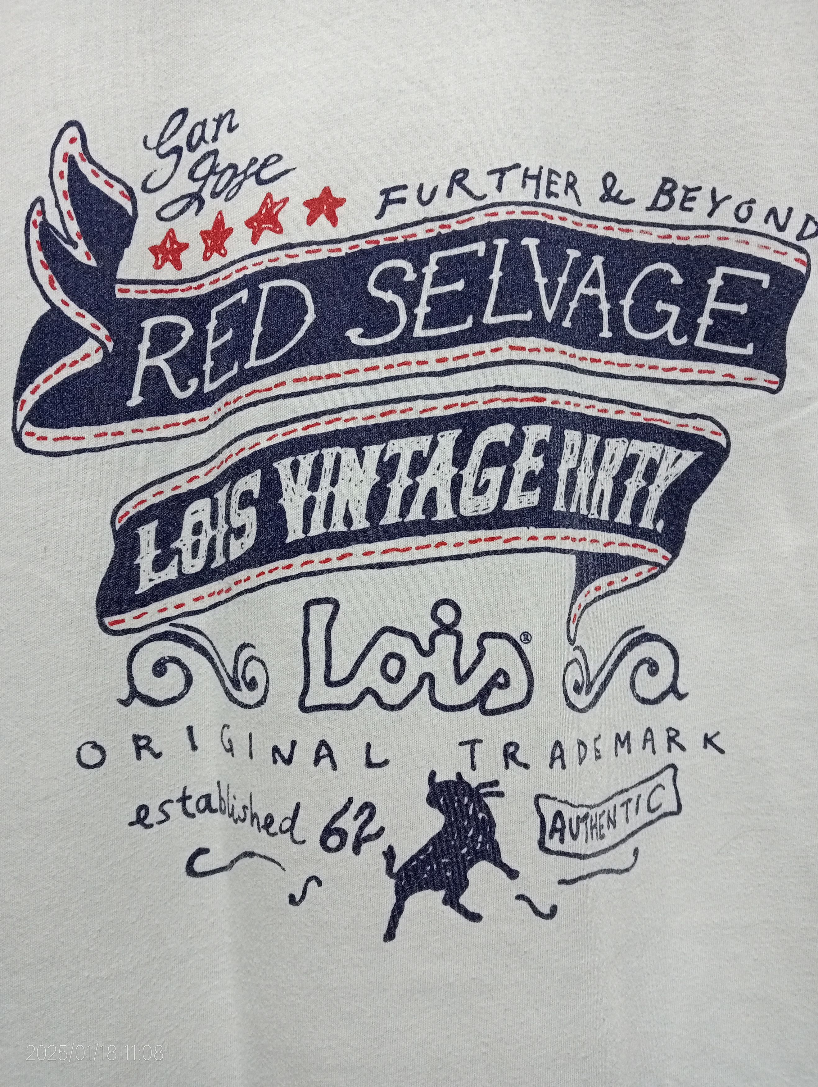 Cowboy Equipment Lois Vintage Party Tee Very Rare Size US L / EU 52-54 / 3 - 3 Thumbnail