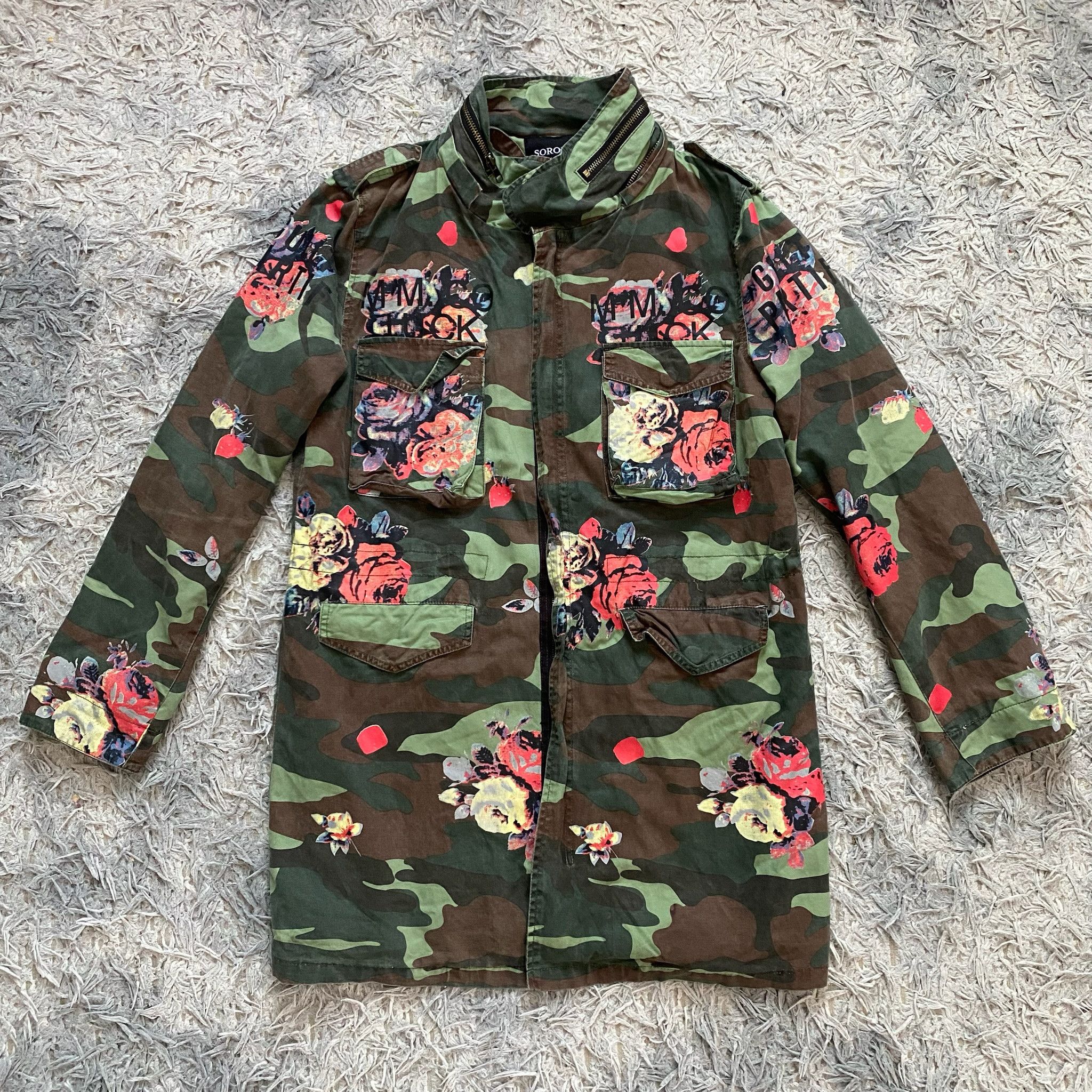 Other Sorority London Camouflage Army Military Streetwear Jacket Size US M / EU 48-50 / 2 - 1 Thumbnail