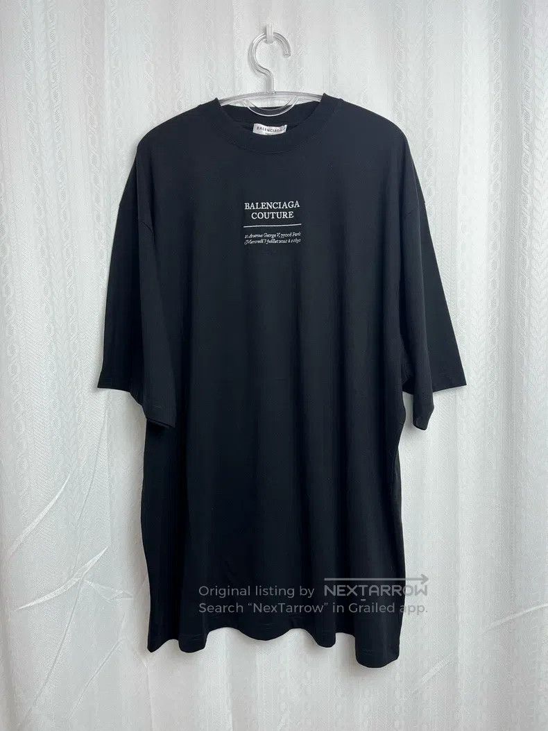 Balenciaga Balenciaga High-end custom black short sleeve T-shirt Size US M / EU 48-50 / 2 - 1 Thumbnail