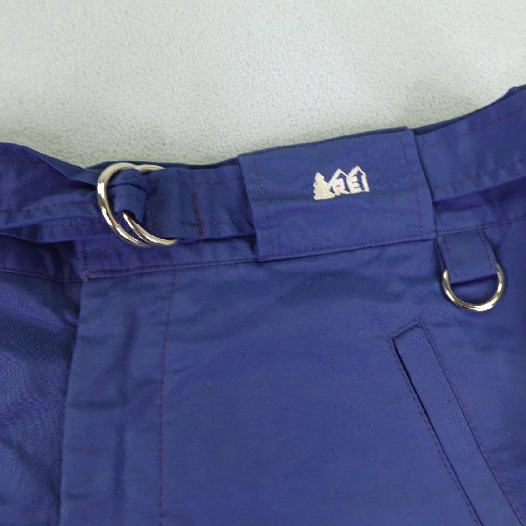 Vintage VINTAGE REI Pants Mens Large Blue Goretex Waterproof Rain Snow Trekking Side Zip Size US 33 - 6 Thumbnail