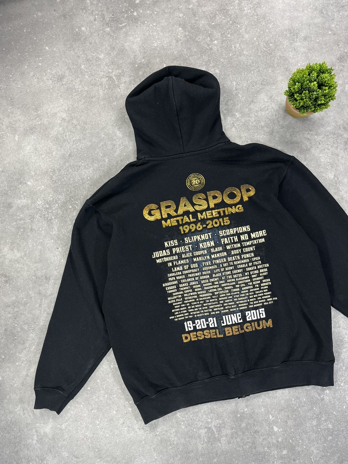 Band Tees × Vintage Vintage Zip Hoodie Graspop Metal Meeting W Size US XL / EU 56 / 4 - 5 Thumbnail