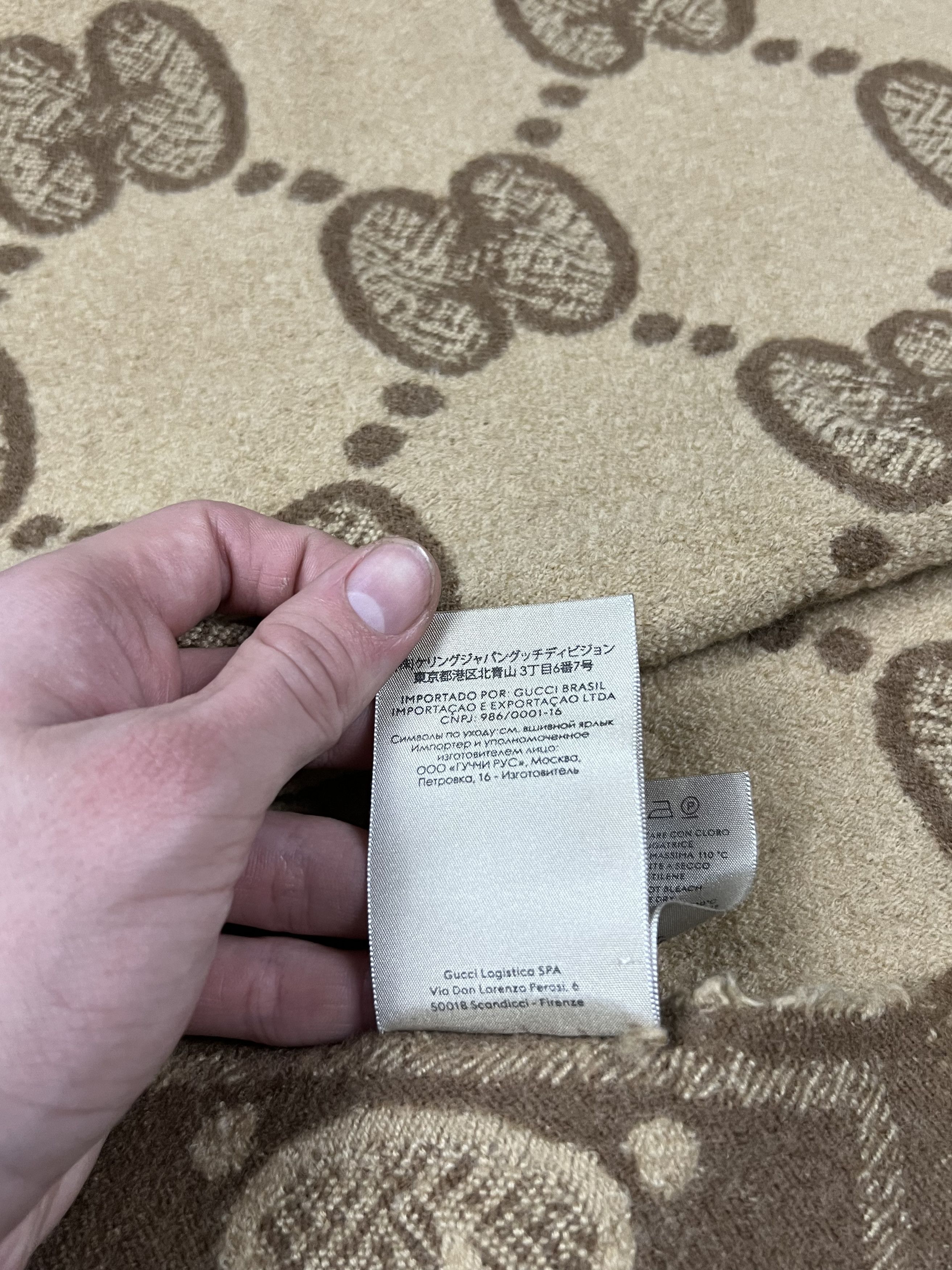 Gucci gucci monogram for women size 45x195 wool Size ONE SIZE - 5 Thumbnail