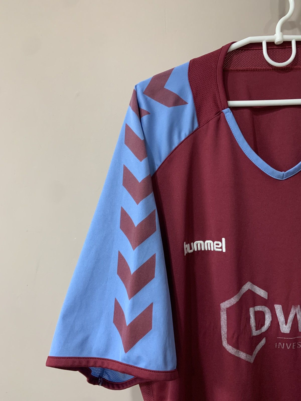 Vintage Aston Villa Home Football Shirt Hummel Vintage Soccer XXL Size US XXL / EU 58 / 5 - 2 Thumbnail