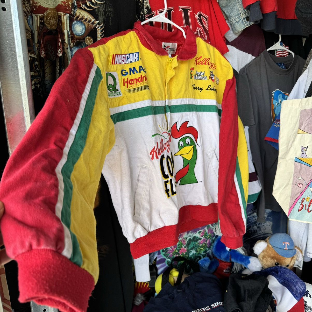 NASCAR × Vintage 90s RACING JACKET TERRY LABONTE KELLOGGS CEREAL NASCAR Size US L / EU 52-54 / 3 - 2 Thumbnail