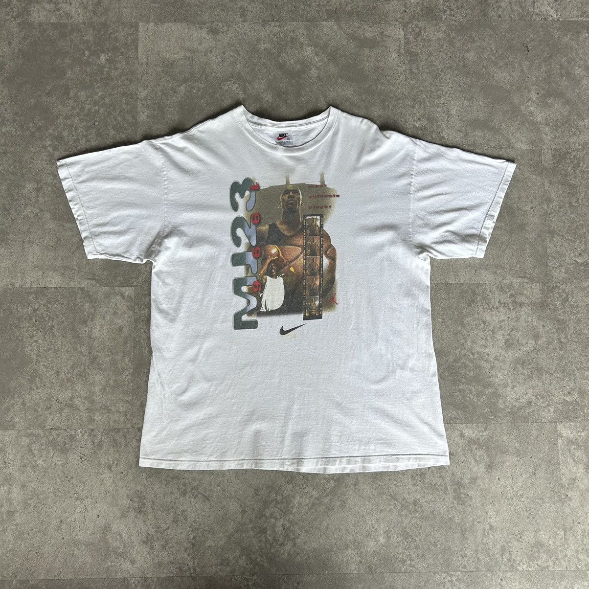 image of Vintage Nike Michael Jordan 1996 Most Valuable Player Tee in White, Men's (Size XL)