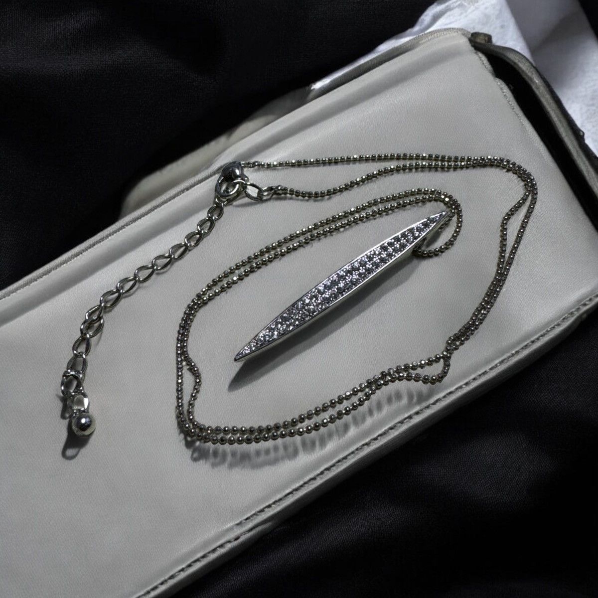 Other DIAMOND LEAVE SILVER NECKLACE Size ONE SIZE - 1 Thumbnail
