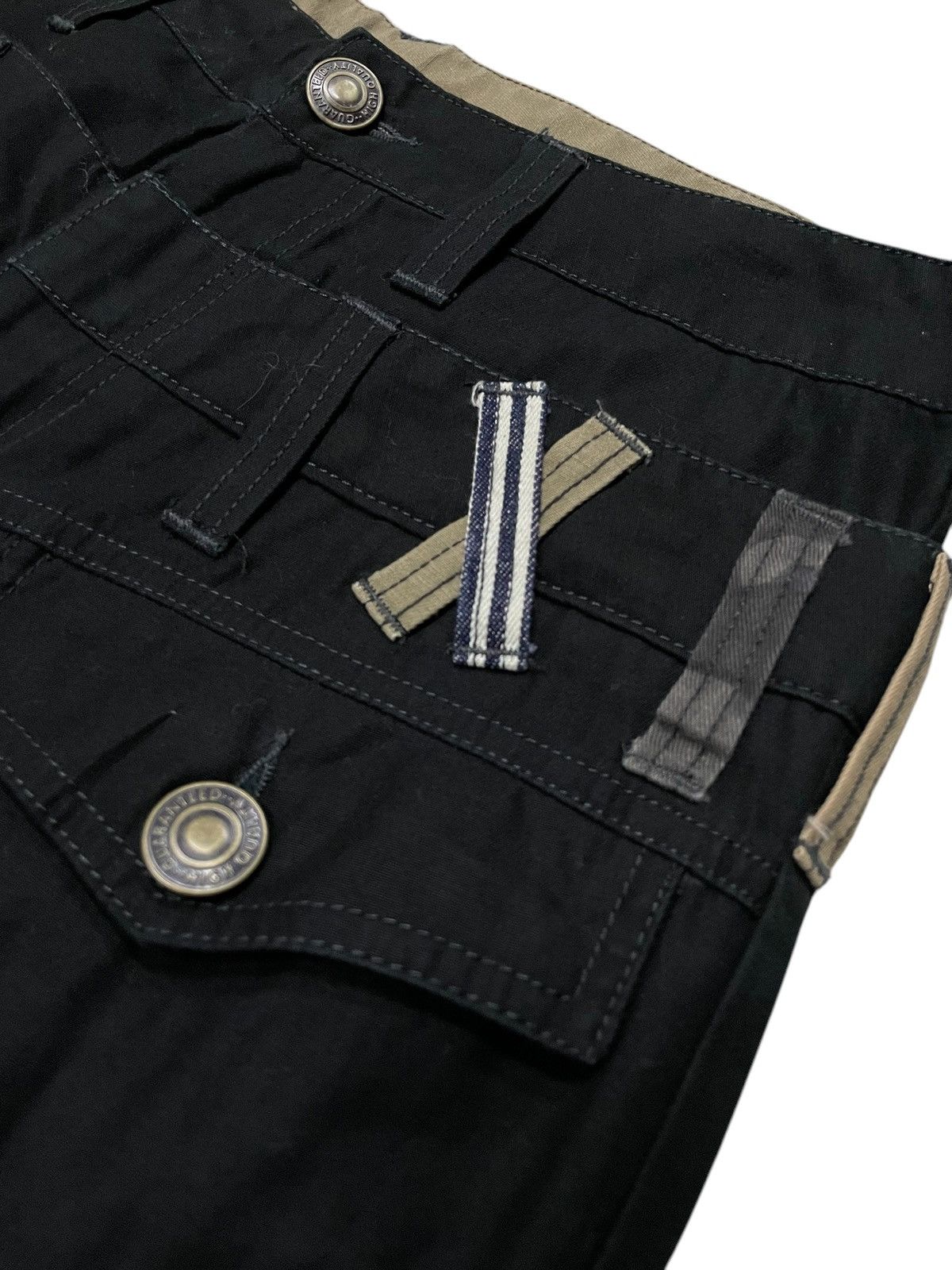 Hysteric Glamour × Japanese Brand × Vintage Vintage Japanese Double Waist Baggy Loose Pants Size US 30 / EU 46 - 11 Thumbnail