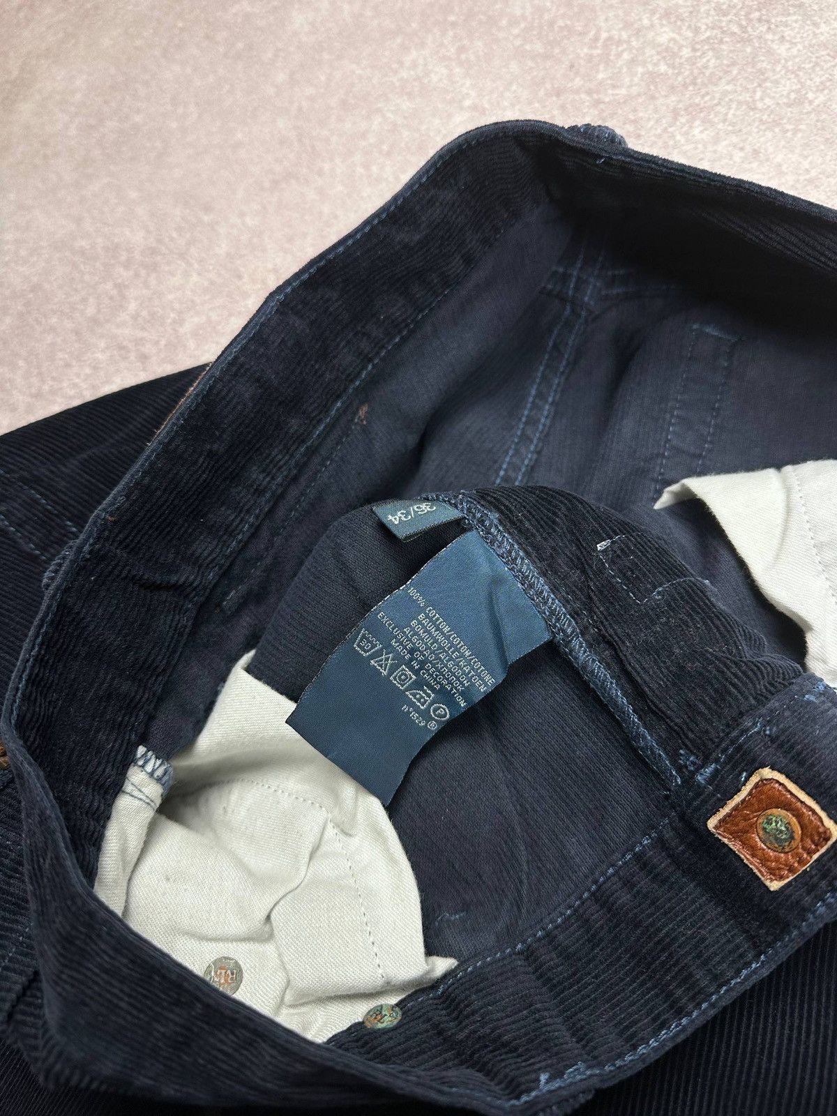 Polo Ralph Lauren Vintage Polo Ralph Lauren Velvet Corduroy Baggy Pants 36x34 Size US 36 / EU 52 - 11 Thumbnail