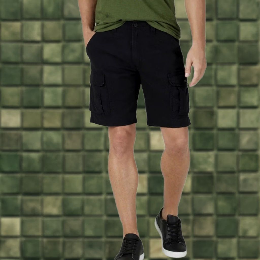 Wrangler Wrangler Cargo Shorts Mens 30 Black NWT-12514 Size US 30 / EU 46 - 1 Thumbnail