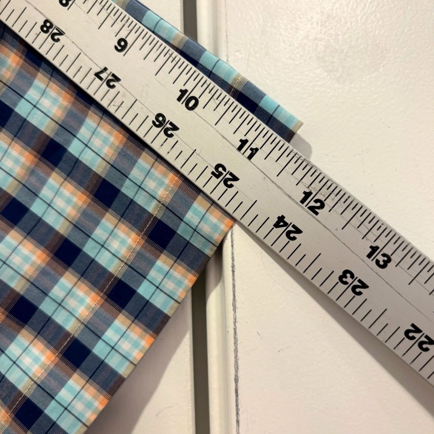 Duluth Trading Company Duluth Trading Co Mens XL Relaxed Fit Coolmax Plaid Short Sleeve Button Down Shirt Size US 36 / EU 52 - 6 Thumbnail