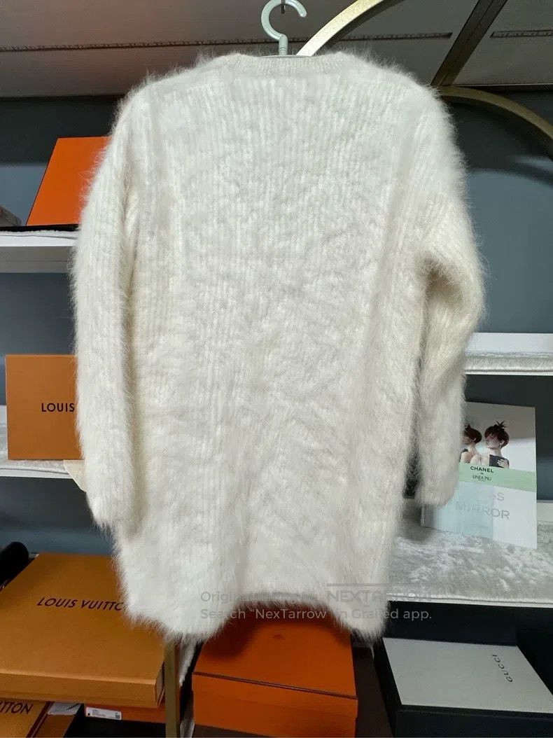 Balenciaga Balenciaga White Wool Cashmere Sweater Size XS / US 0-2 / IT 36-38 - 2 Thumbnail
