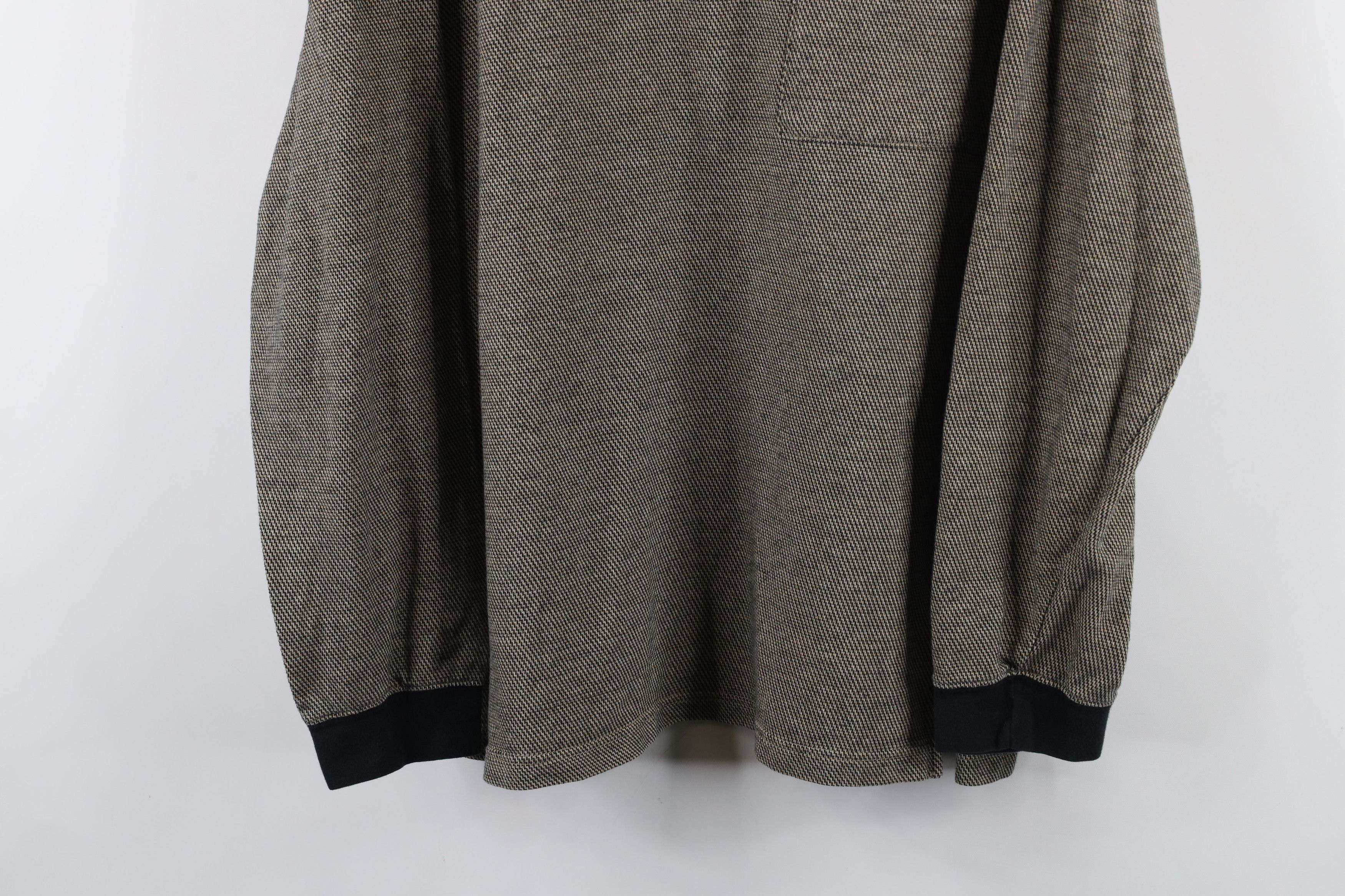 Vintage Vintage 90s Streetwear Knit Long Sleeve Rugby Polo Shirt Size US XXL / EU 58 / 5 - 3 Thumbnail