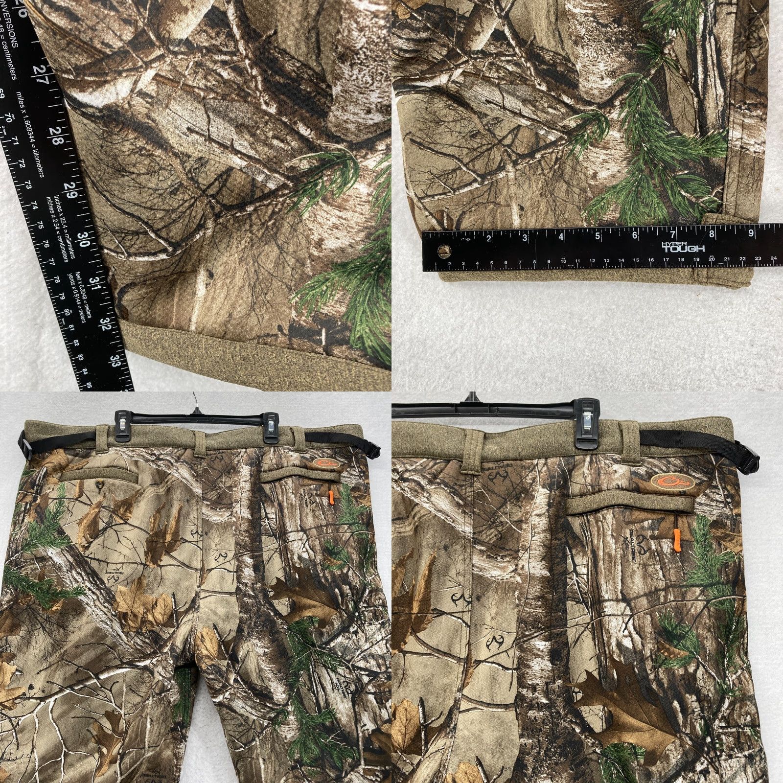 Vintage Drake Silencer Pants Mens 3XL Camouflage Cargo Fleece Lined NWT Brown Polyester 32in Inseam Slim/Regular Front Flat Front Size US 39 - 8 Thumbnail