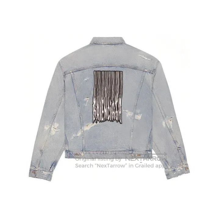 Balenciaga Balenciaga FW21 Logo Oversized Denim Jacket. Size US S / EU 44-46 / 1 - 1 Thumbnail