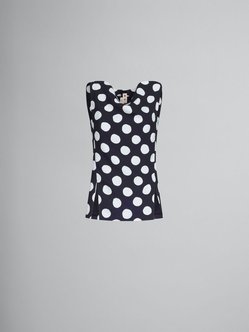 Marni o1w1db10824 Midi Dress in Black/White Size XS / US 0-2 / IT 36-38 - 1 Thumbnail