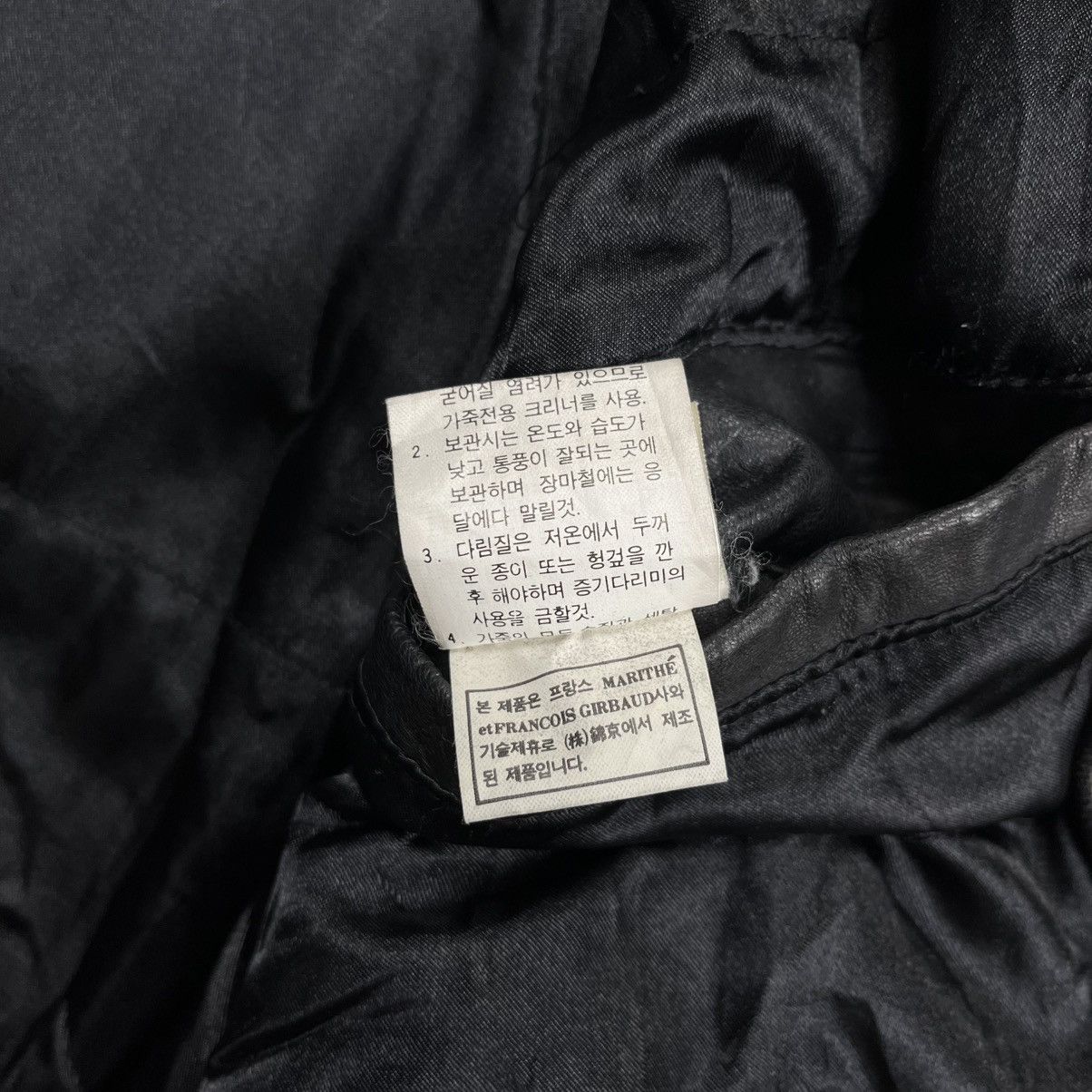 Marithe + Francois Girbaud vtg 90s Marithe francois girbaud multi pocket leather jacket Size US S / EU 44-46 / 1 - 13 Thumbnail