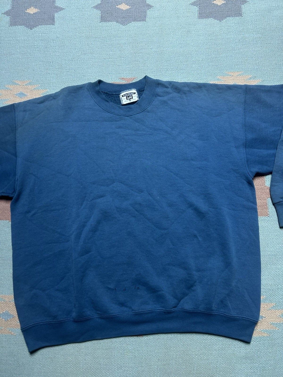 Vintage Vtg 80 crewneck sweatshirt Lee heavyweight faded gradient XL Size US XL / EU 56 / 4 - 2 Thumbnail