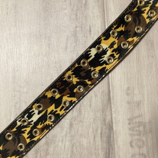 Bape 🔥Vintage🔥 BAPE Leopard Camo Belt a bathing ape NIGO Size ONE SIZE - 4 Thumbnail